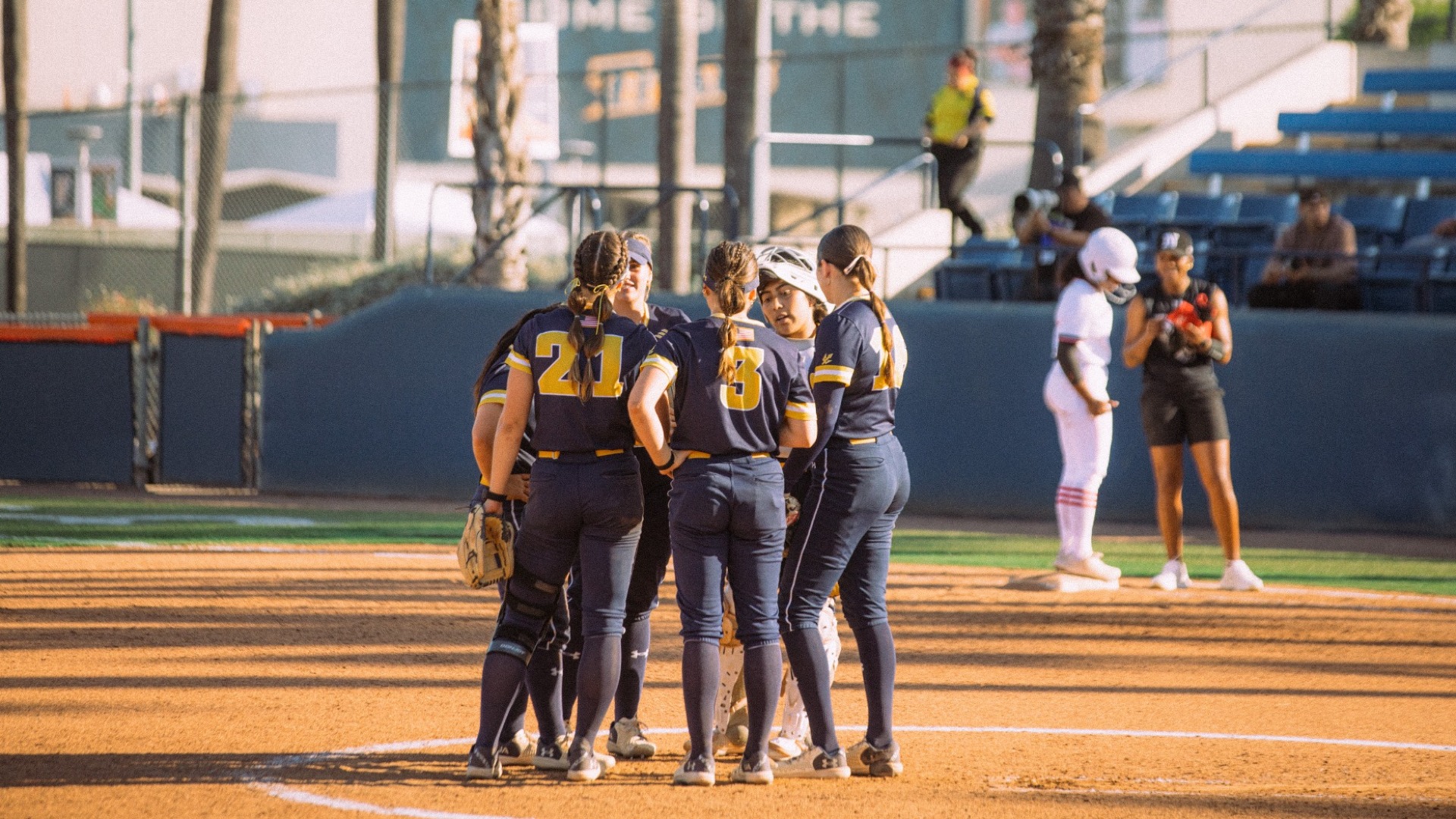Infield Huddle Big West Championships 2025