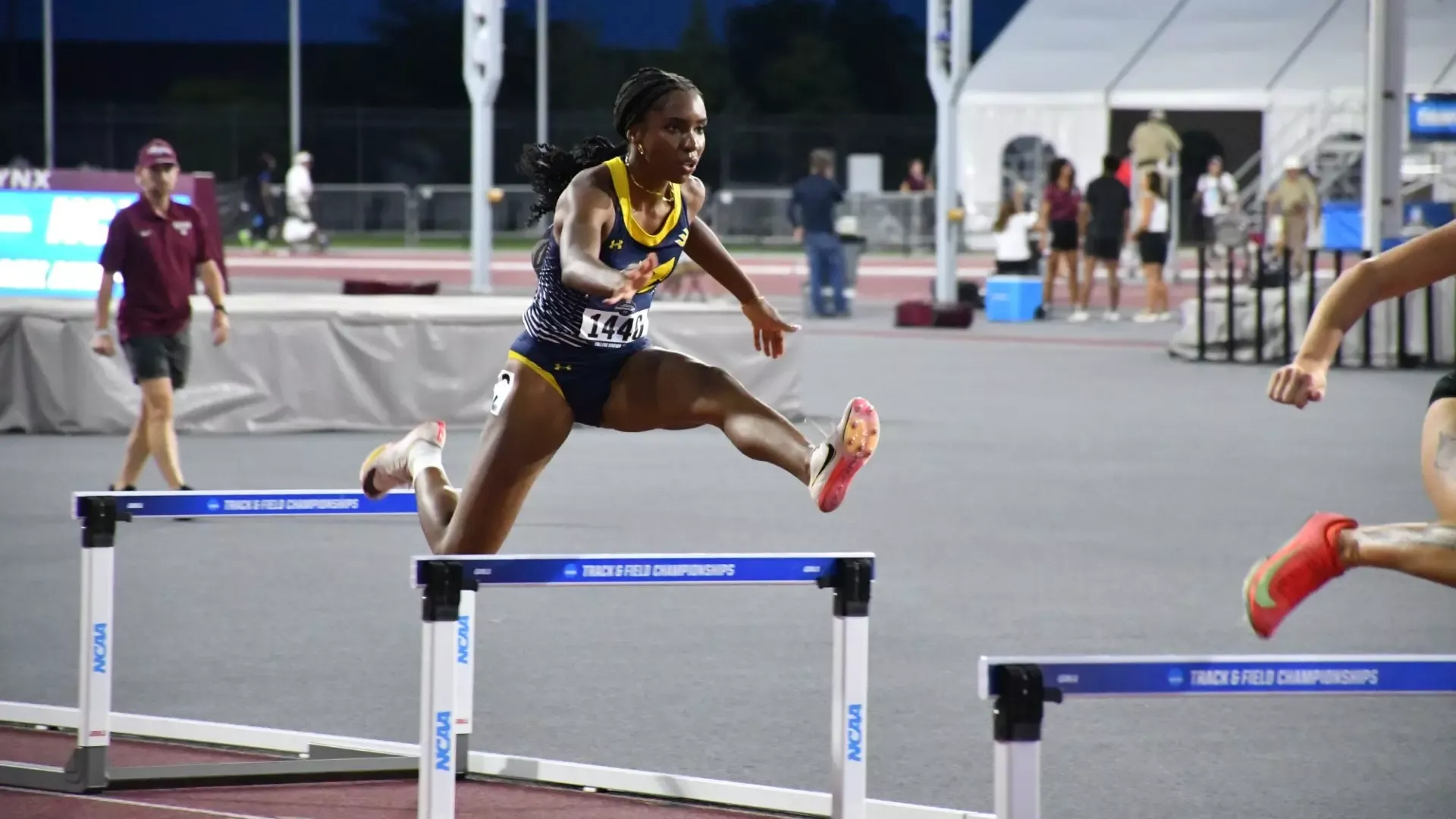 Amari Jenkins Hurdling