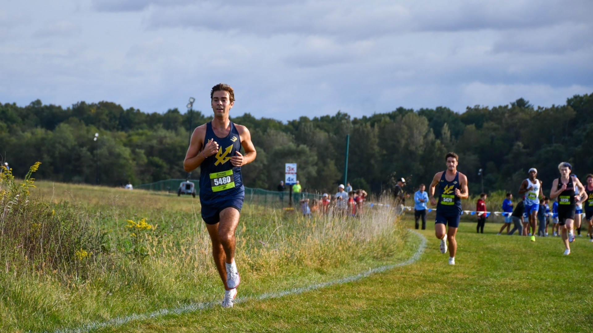 Ryan Stanley at Nike XC Town Twilight Running on Grass Course