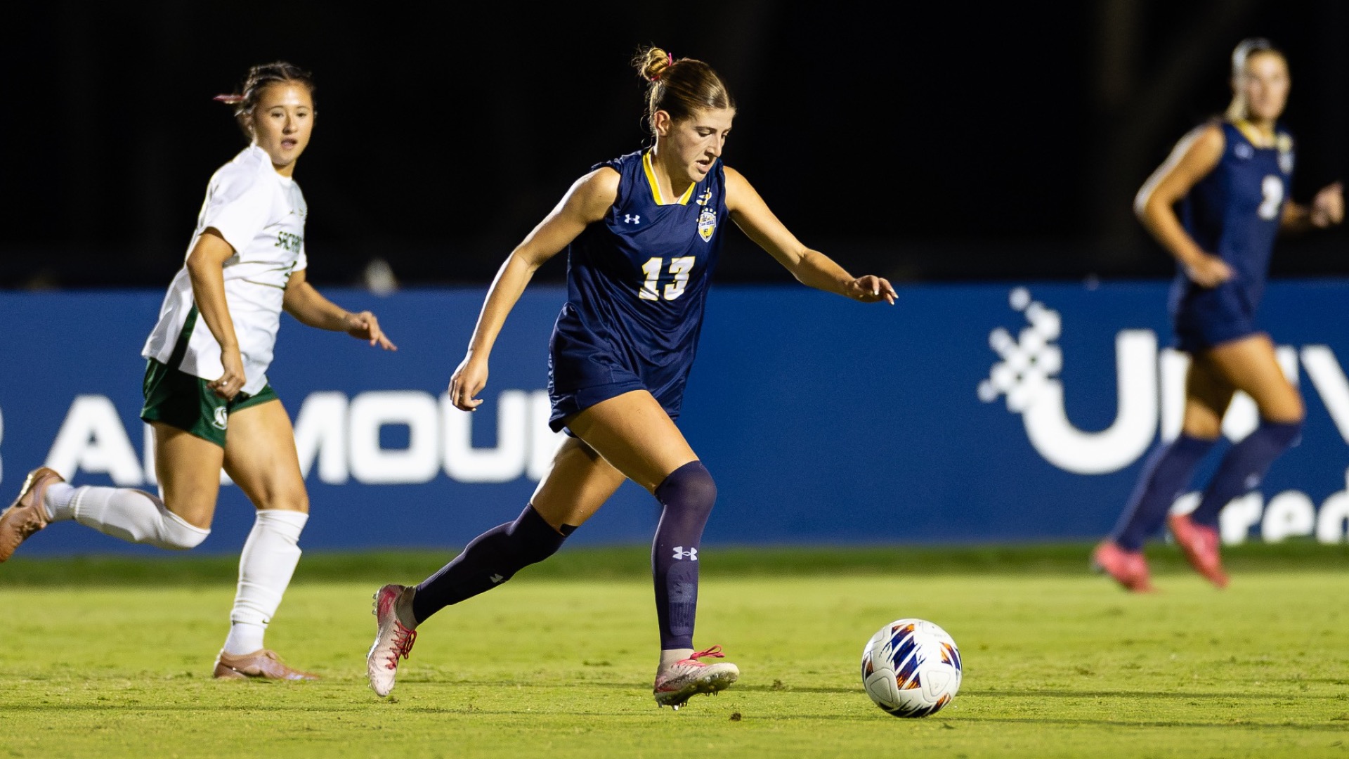 14 October 2026: UC San Diego women’s soccer beat Sacramento State 3-0 Wednesday evening at Triton Soccer Stadium. (Credit: Derrick Tuskan/UC San Diego)