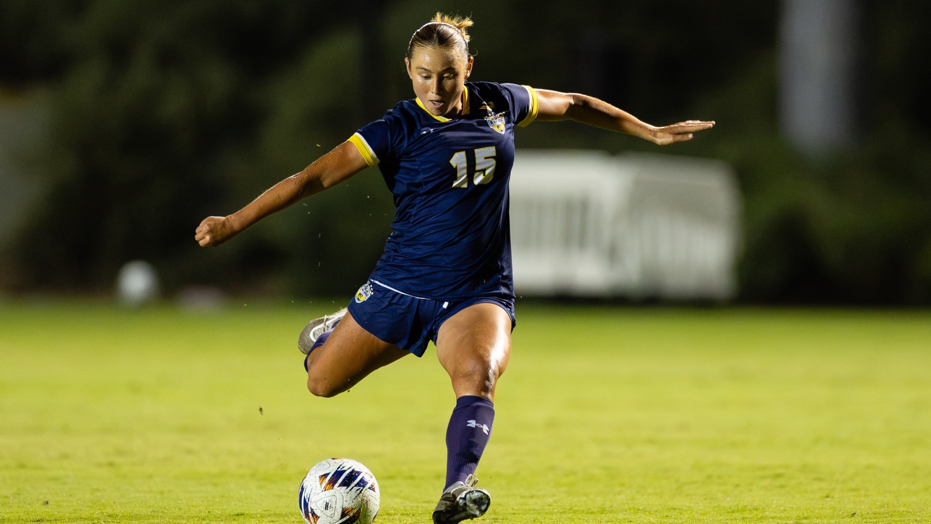 14 October 2026: UC San Diego women’s soccer beat Sacramento State 3-0 Wednesday evening at Triton Soccer Stadium. (Credit: Derrick Tuskan/UC San Diego)