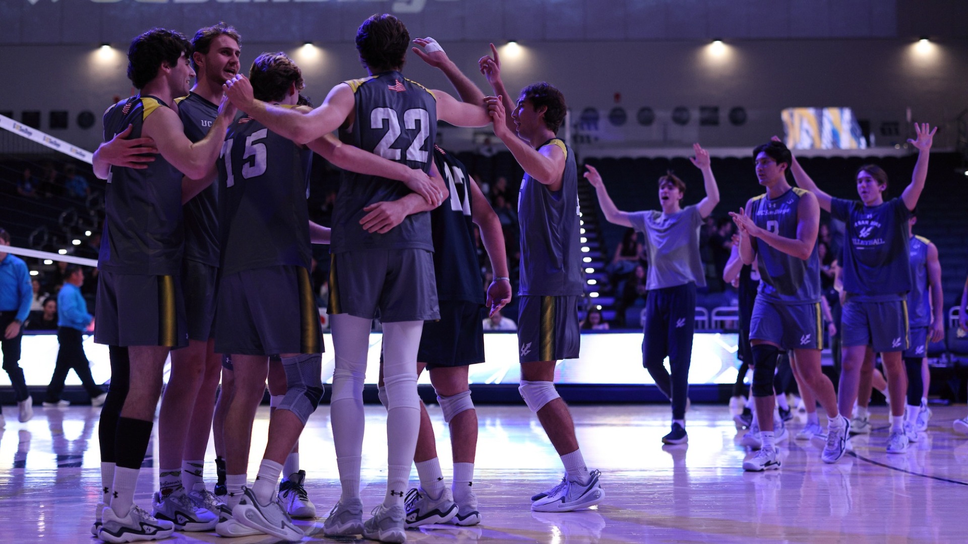 Men's Volleyball Celebration