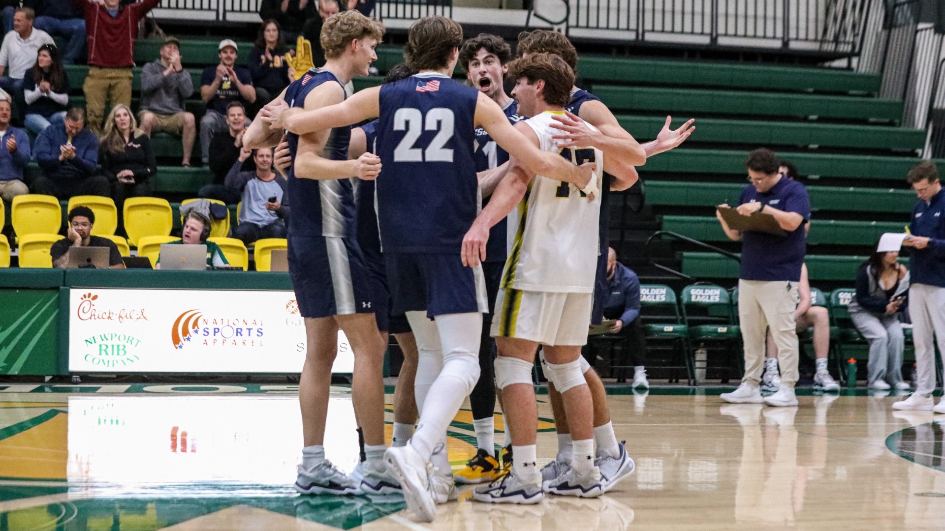 Men's Volleyball Celebration