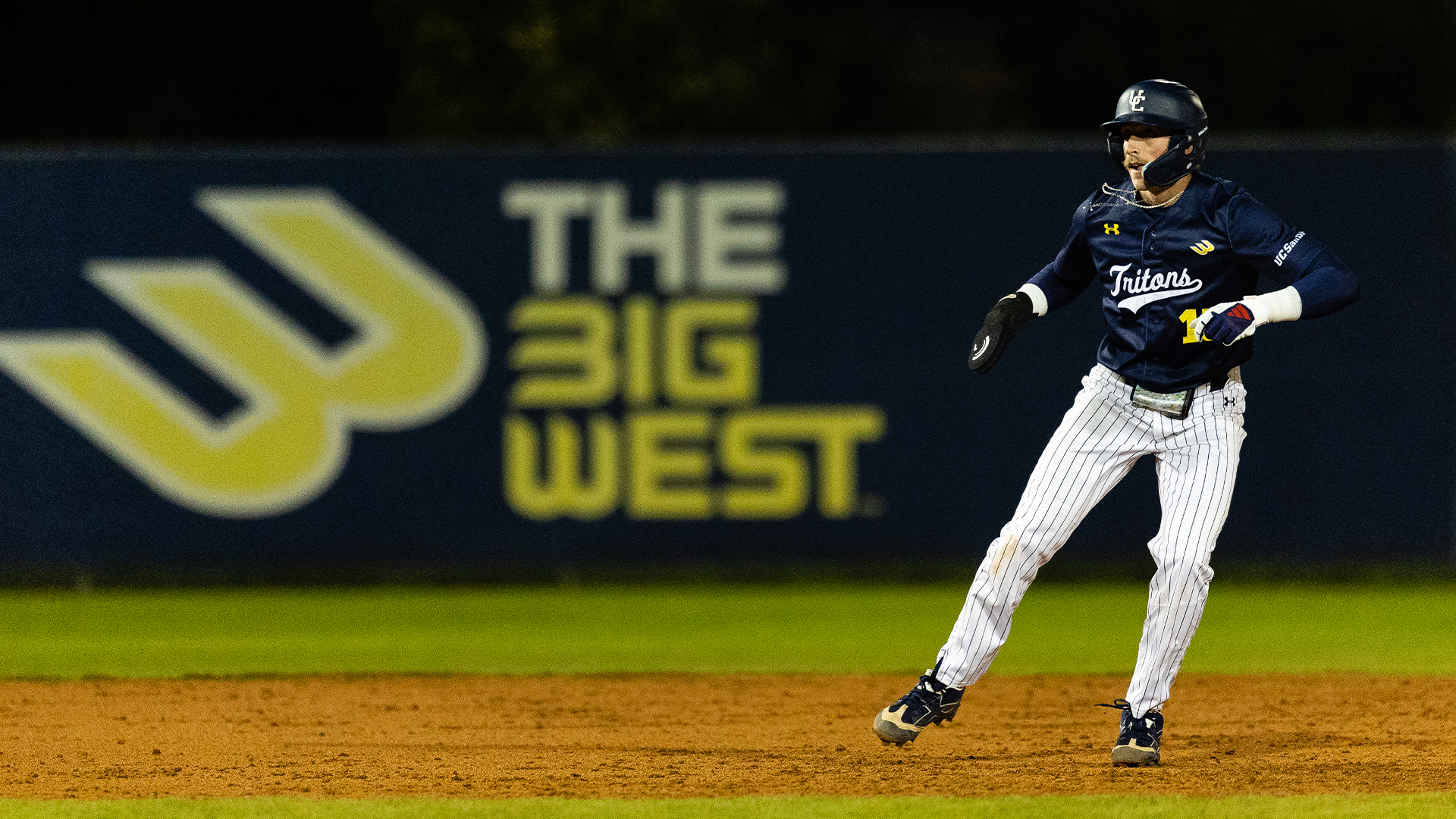 Cal Elvis with Big West logo