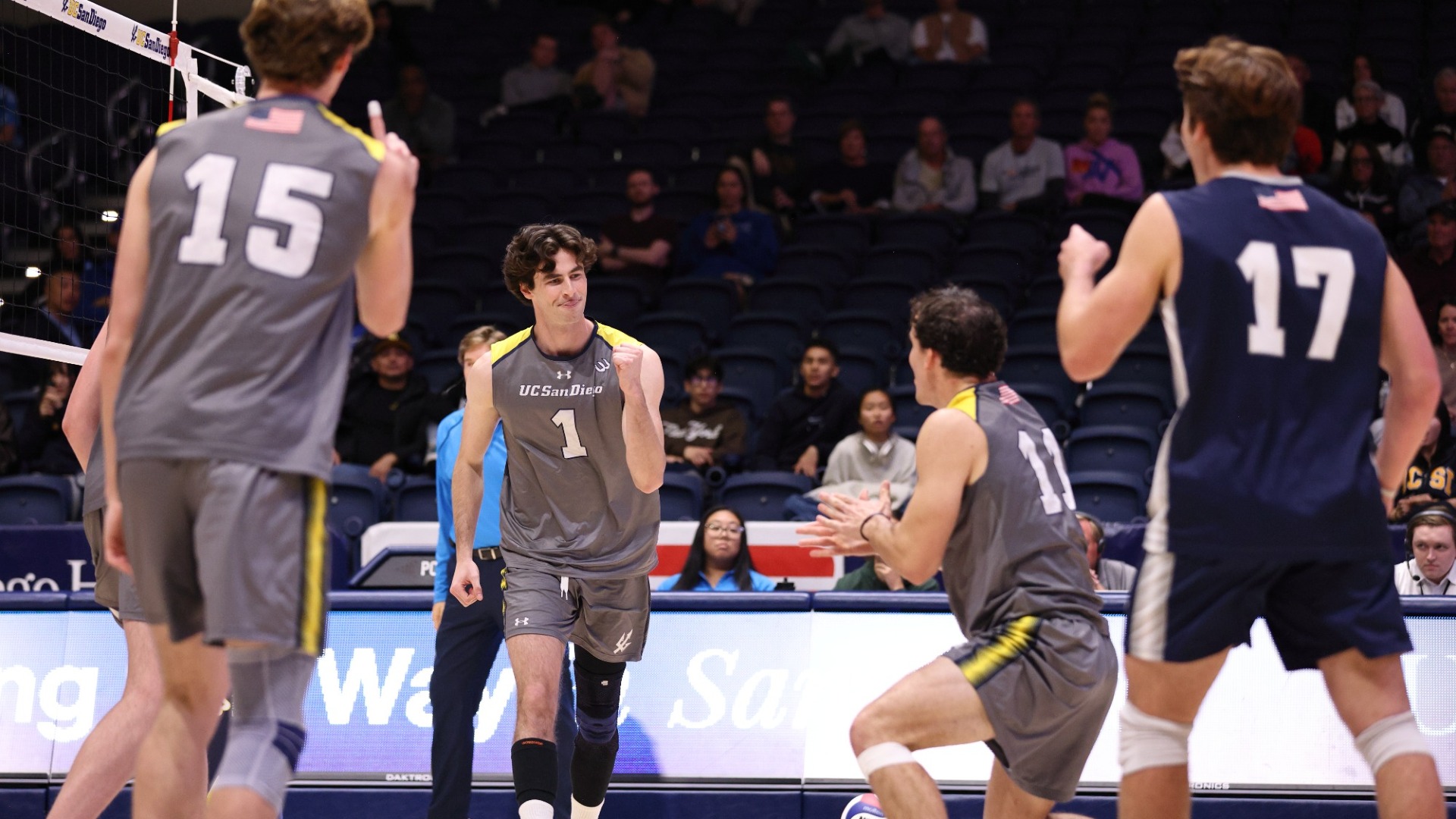 Men's Volleyball Celebration
