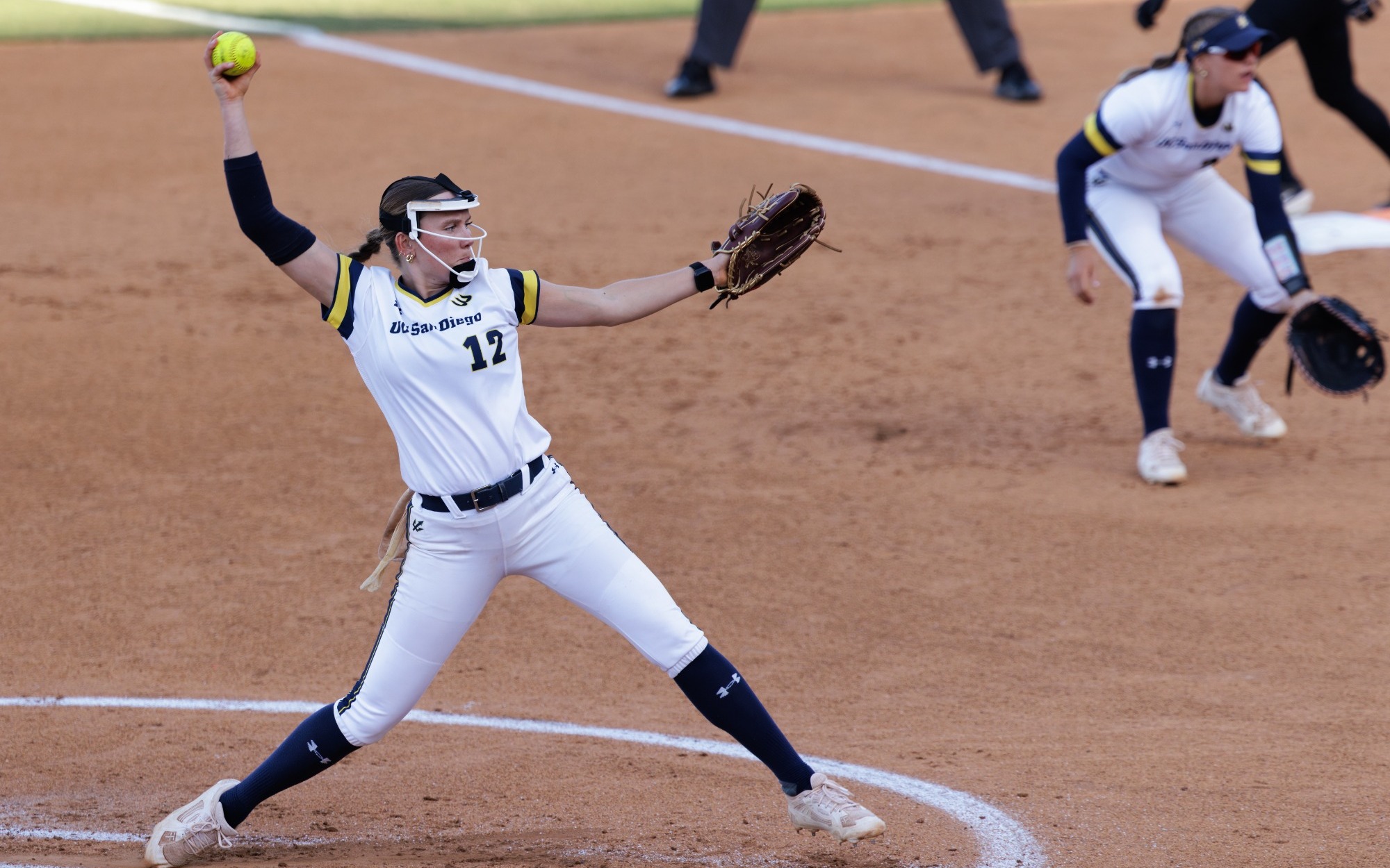 UCSD Softball vs Long Beach State: Callie Howard Pitching