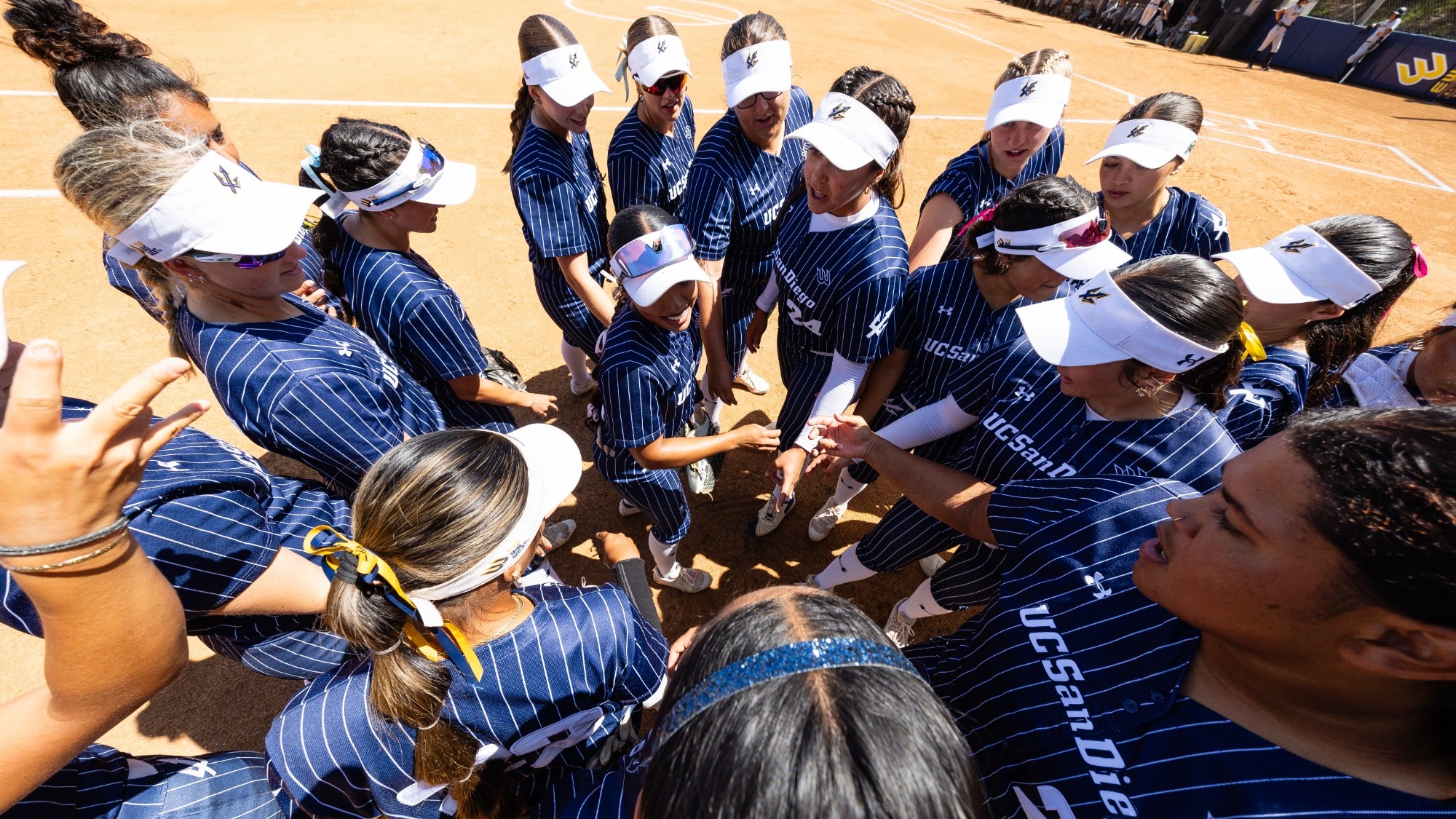 28 March 2026: UC San Diego softball hosts Long Beach Saturday afternoon at Triton Softball Stadium. (Credit: Derrick Tuskan/UC San Diego)