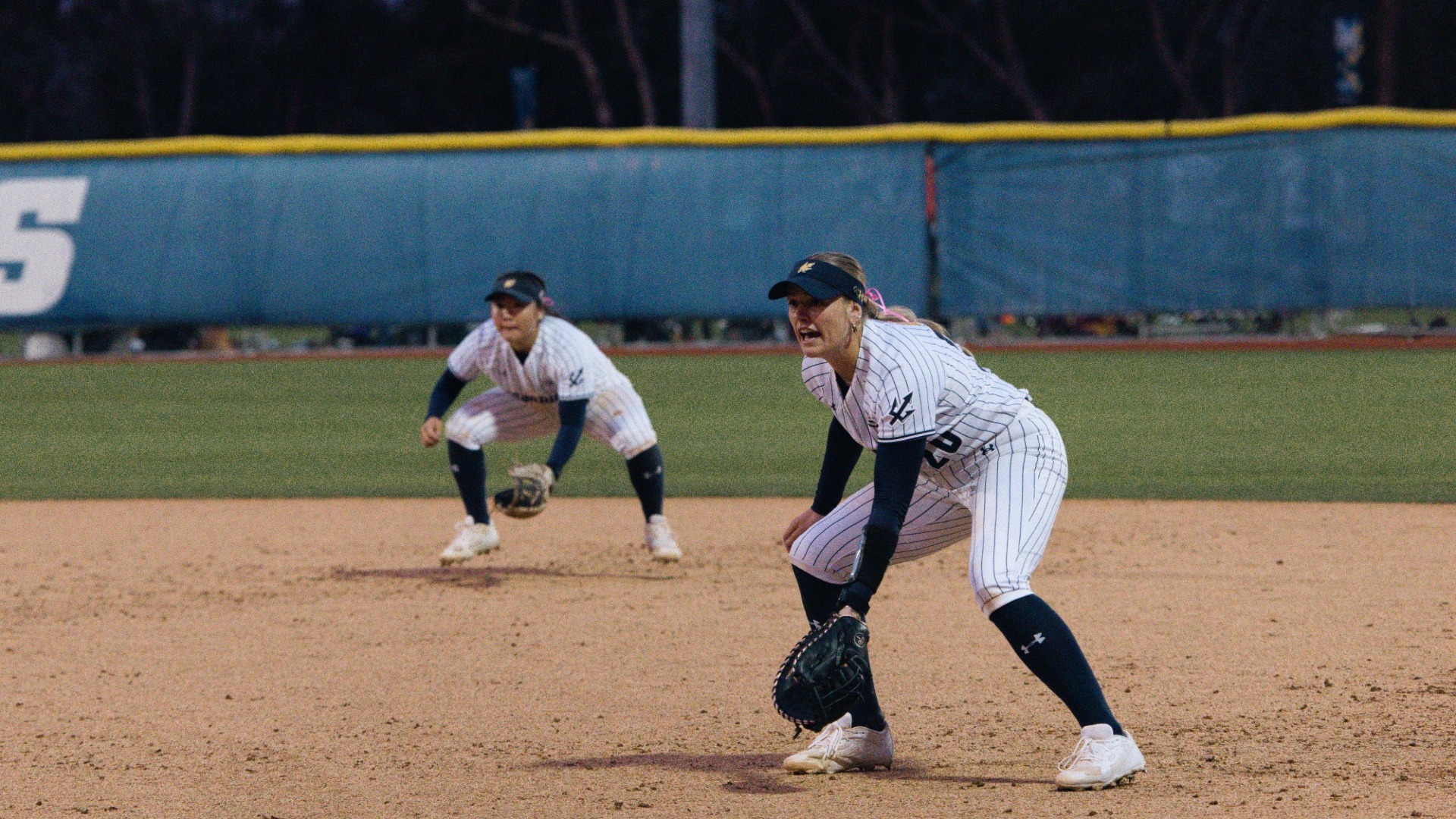 Zara Wasserman at first base