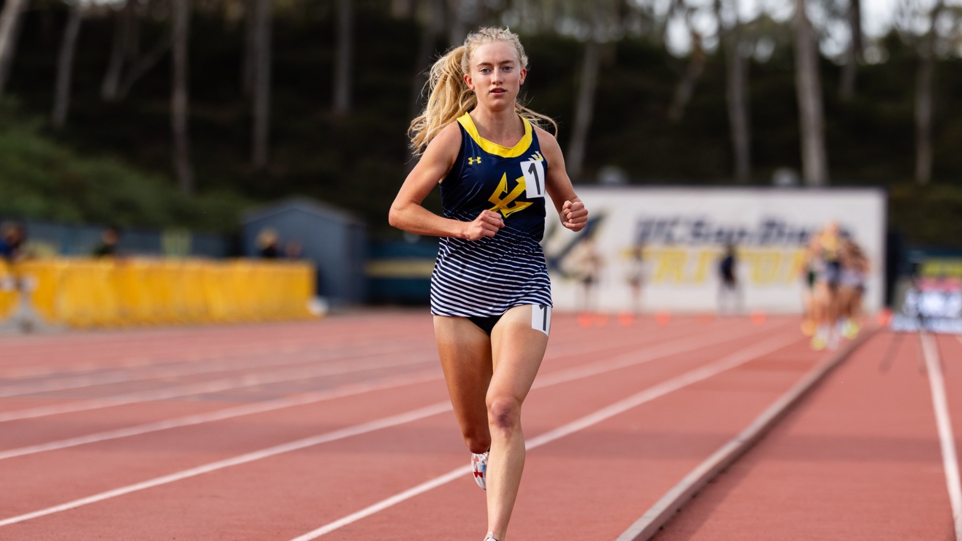 Sylvana Northrop running at Triton Invite