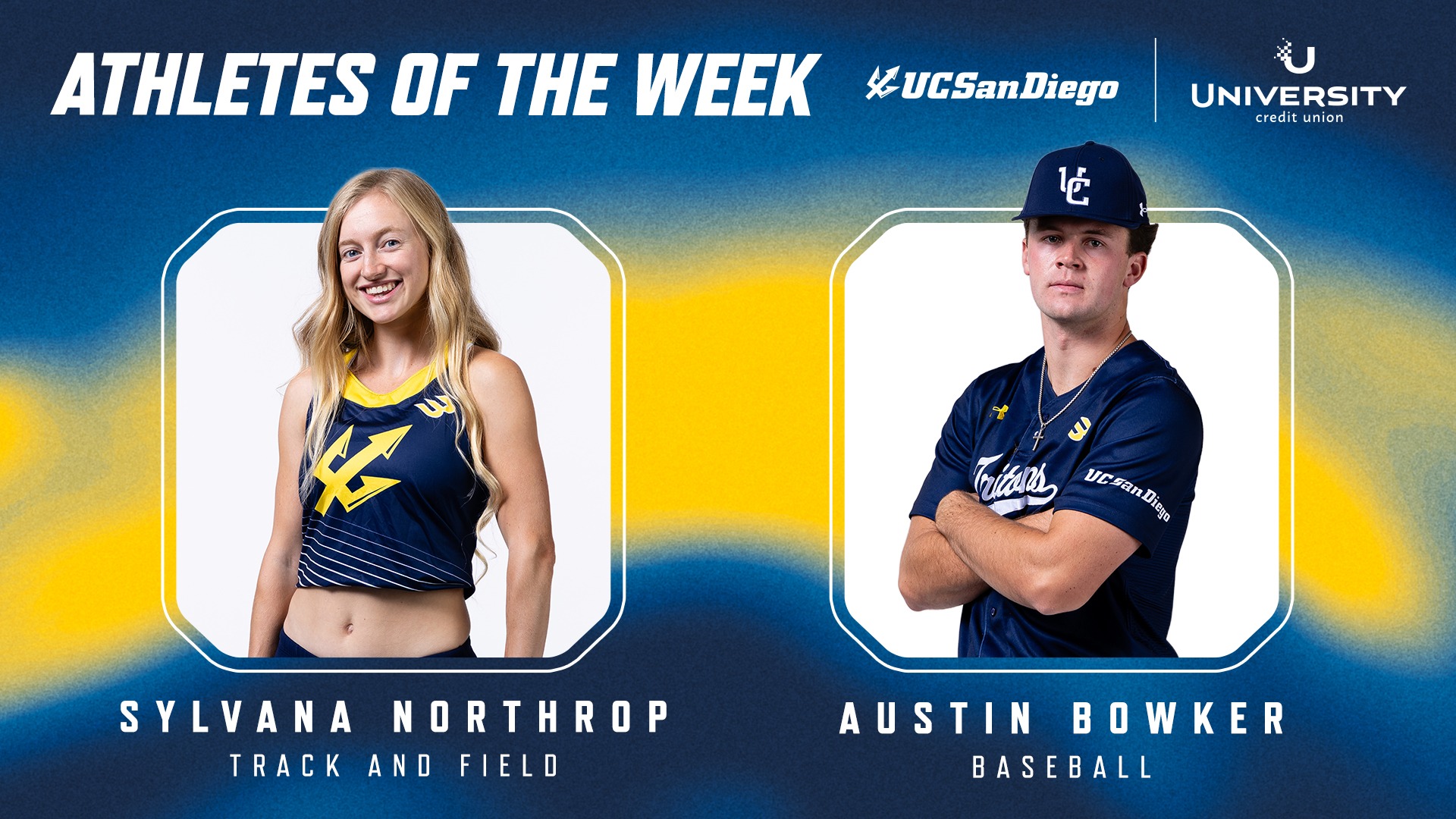 UCU Athletes of the Week for Apr.6 are Northrop and Bowker 