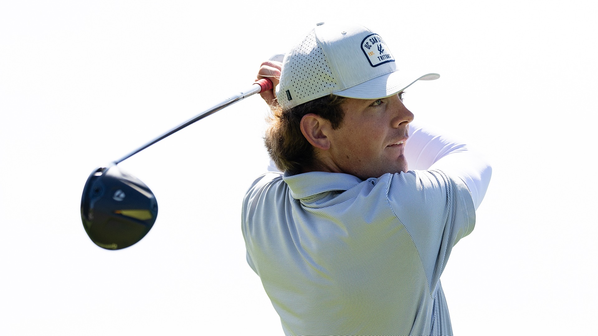 Davis McDowell tees off