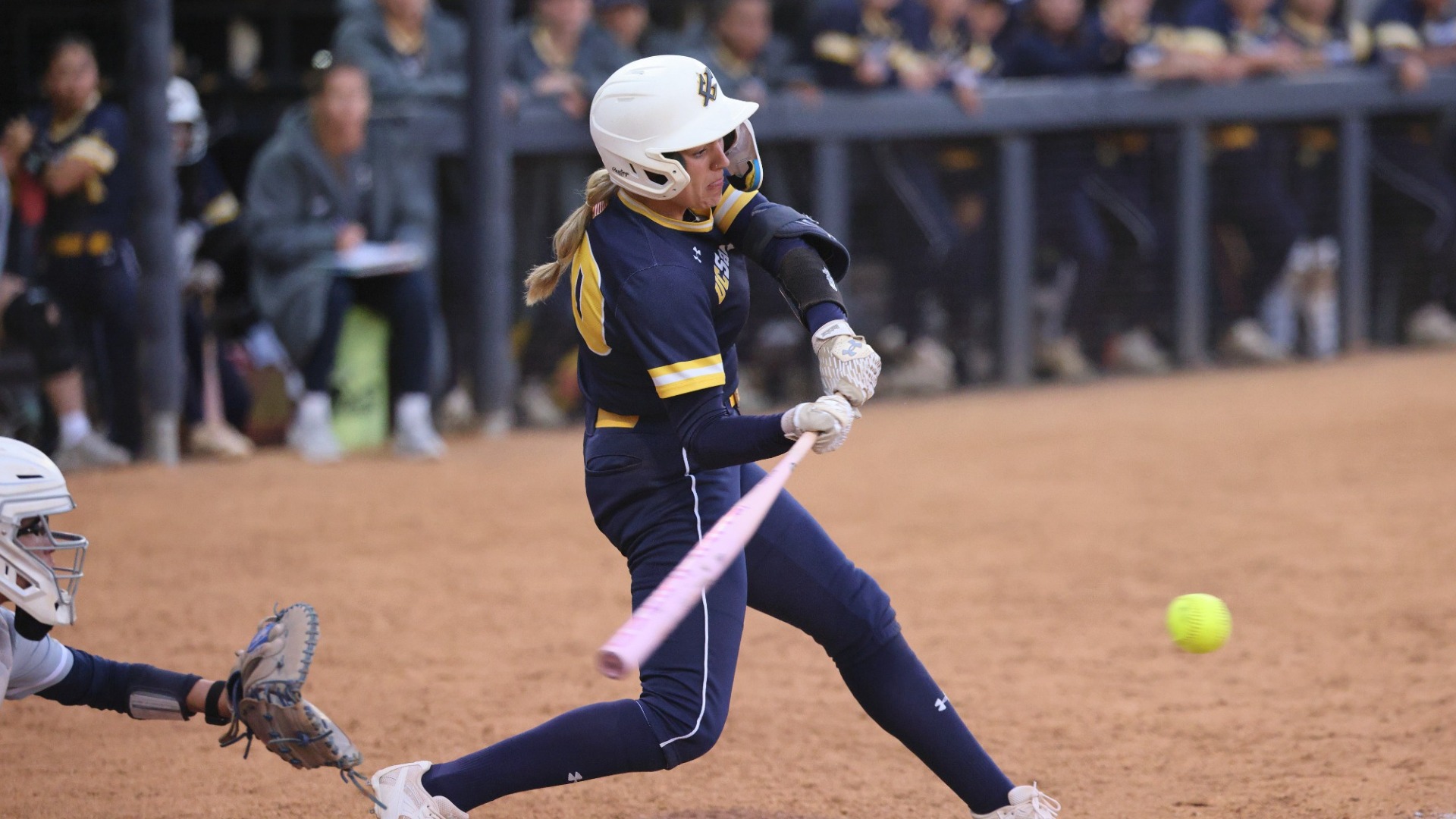 Zara Wasserman hitting