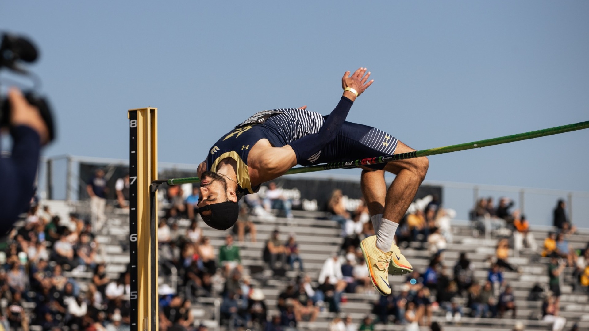Miles Bennett High Jumping at Big West Championships