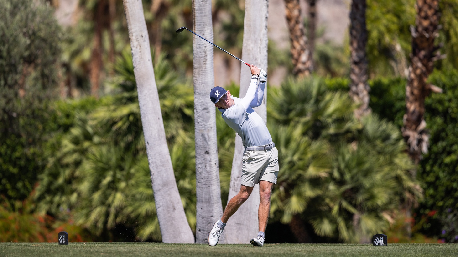Davis McDowell iron shot at The Big West Championship