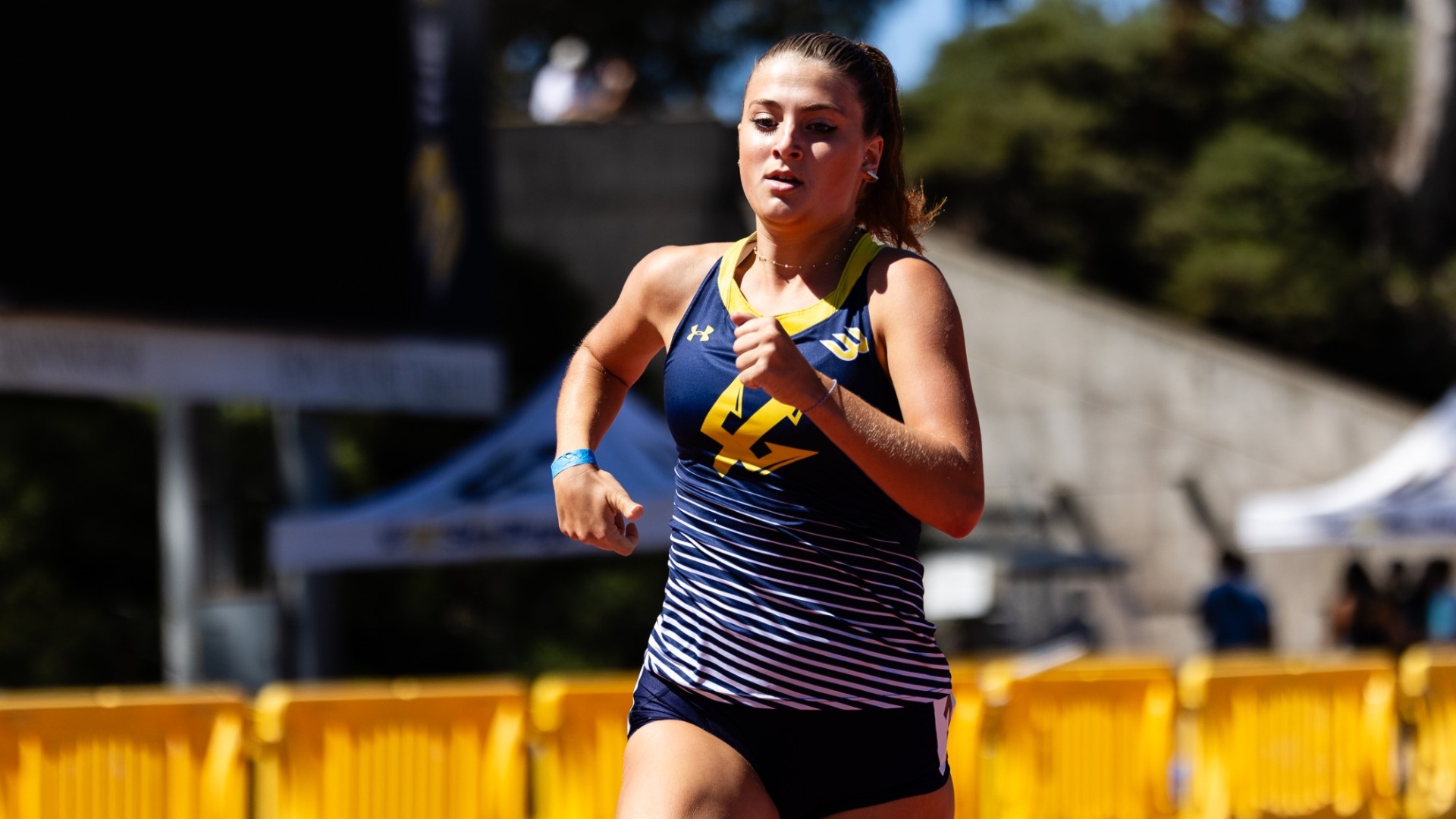 Sabrina Zanetto running at Triton Invite