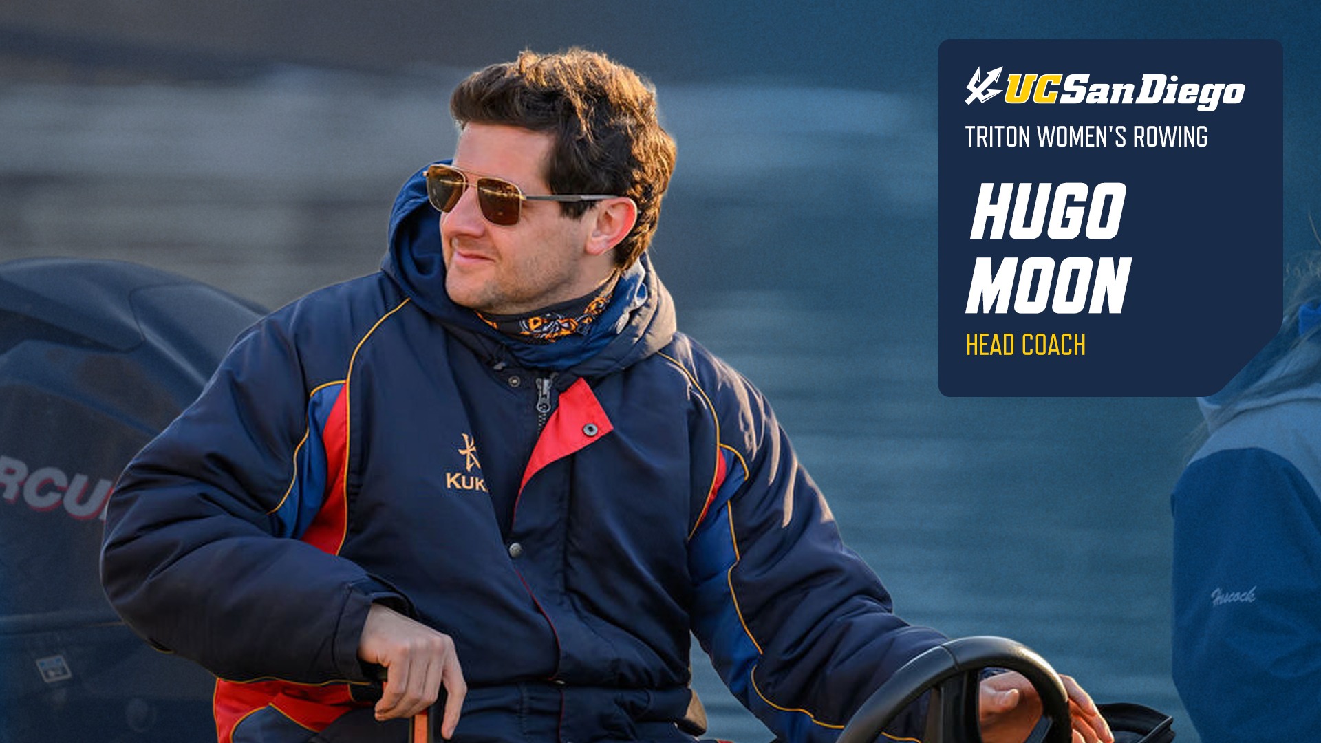 Women's Rowing head coach Hugo Moon on the Water