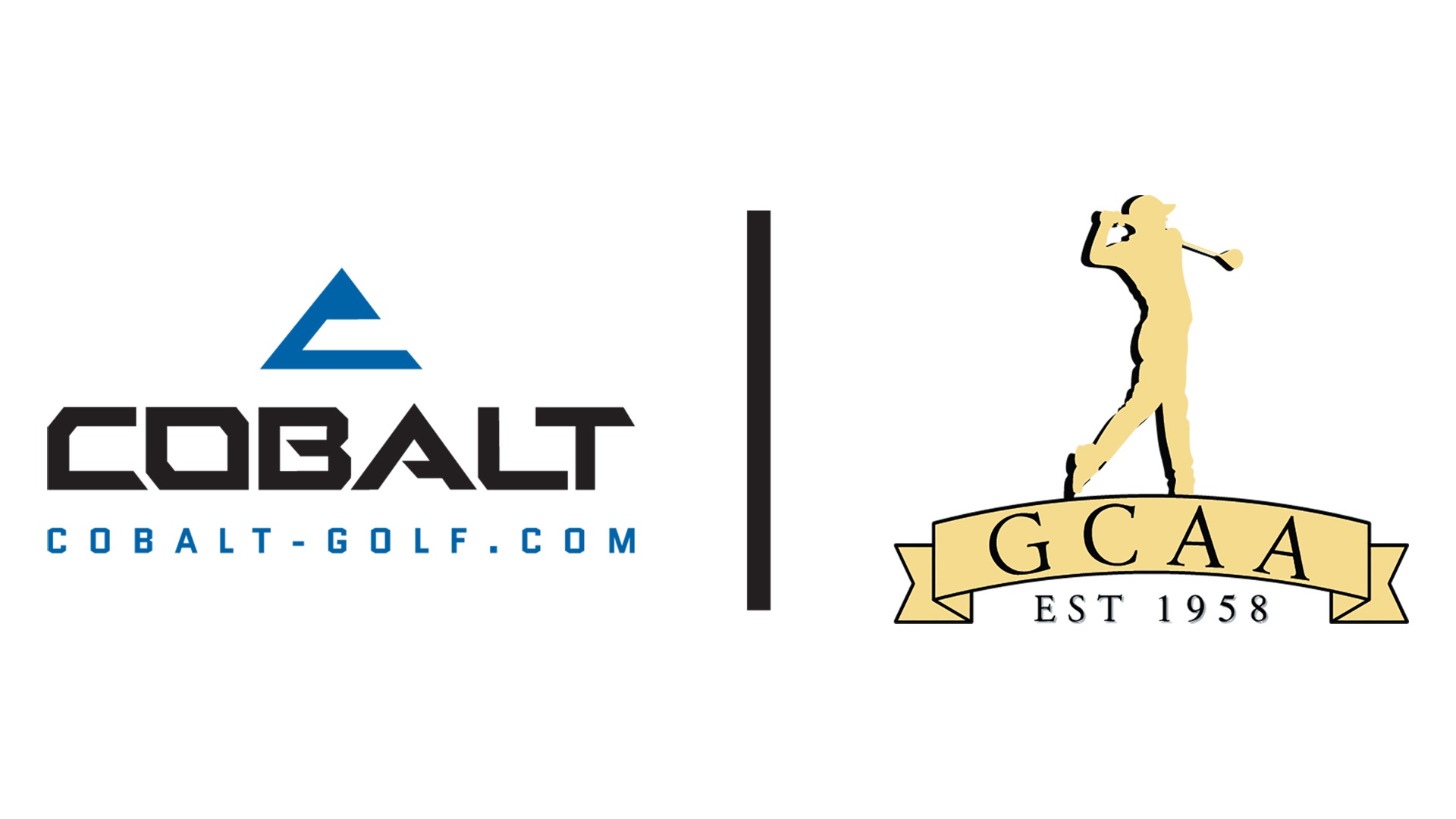 Cobalt Golf and GCAA logos for All-America Scholars