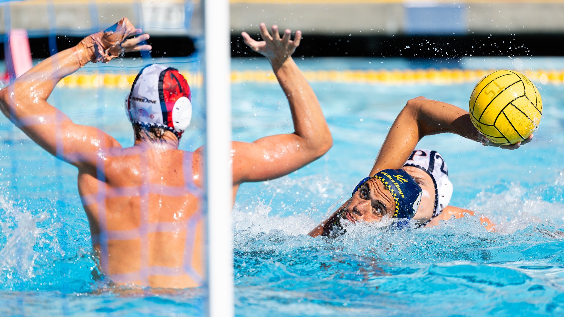 Christian Hammonds takes a shot against Pepperdine