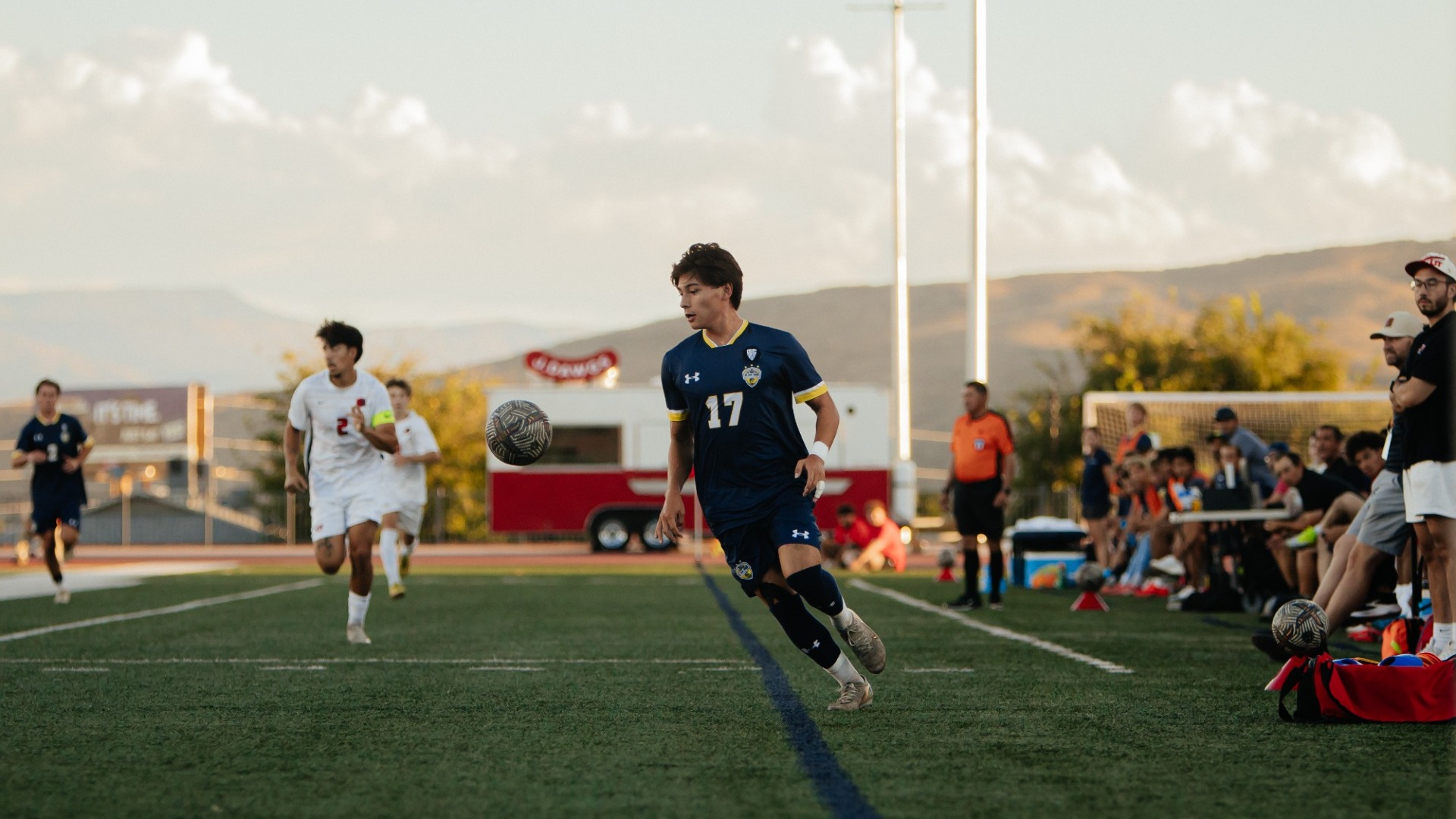 Jack Nishimoto dribbling