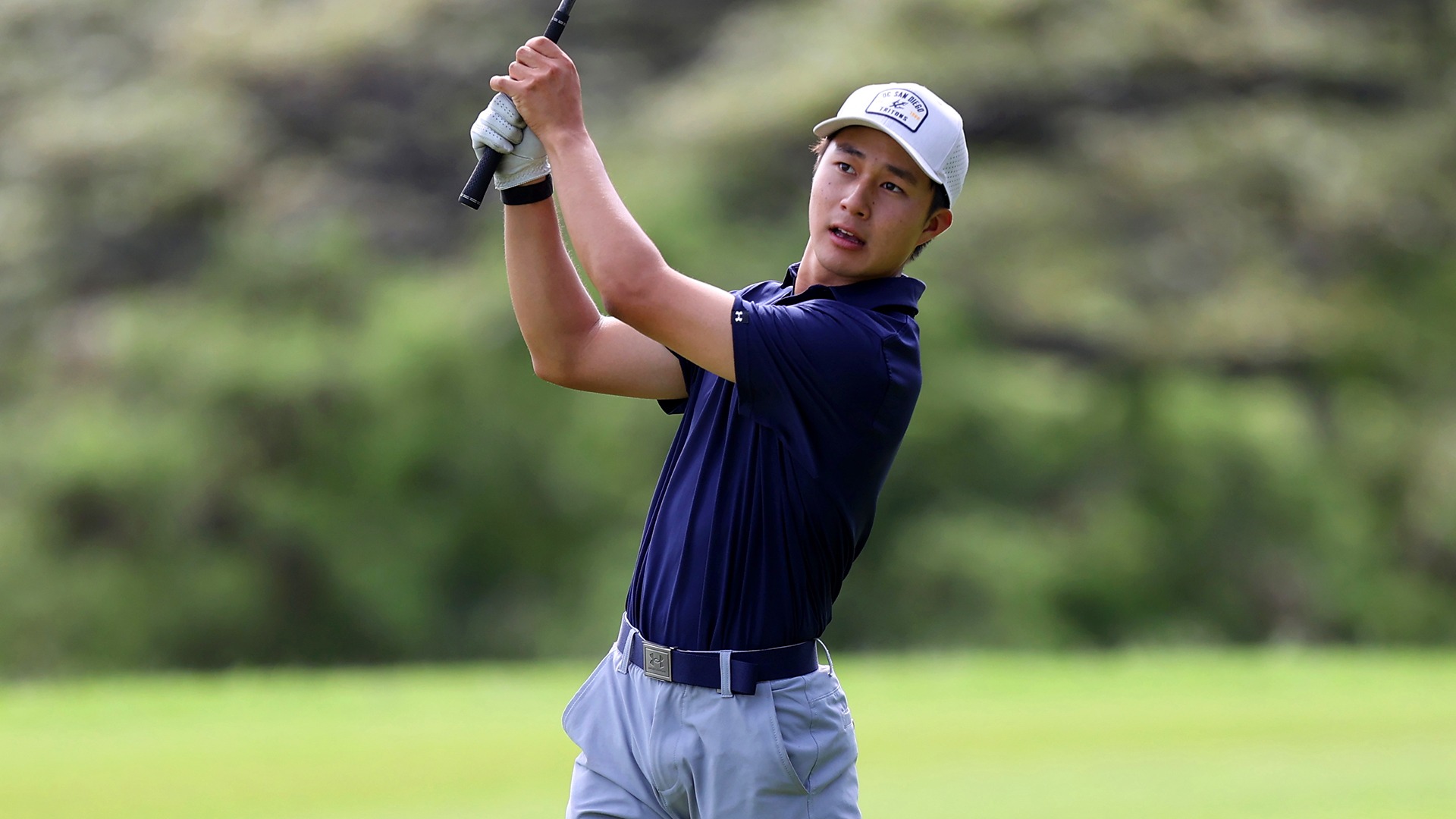 Ethan Lien swings at the 2025 Pearl at Kal