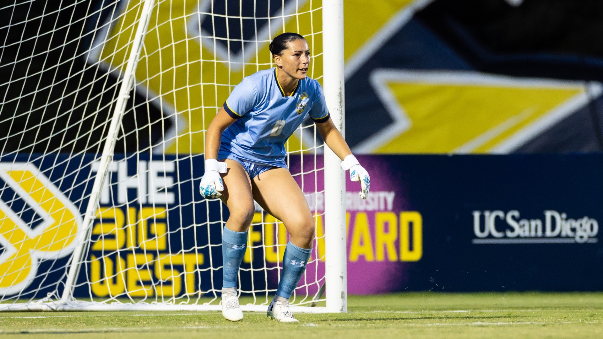 12 August 2026: UC San Diego women’s soccer hosts San Diego State at Triton Soccer Stadium. (Credit: Derrick Tuskan/UC San Diego)