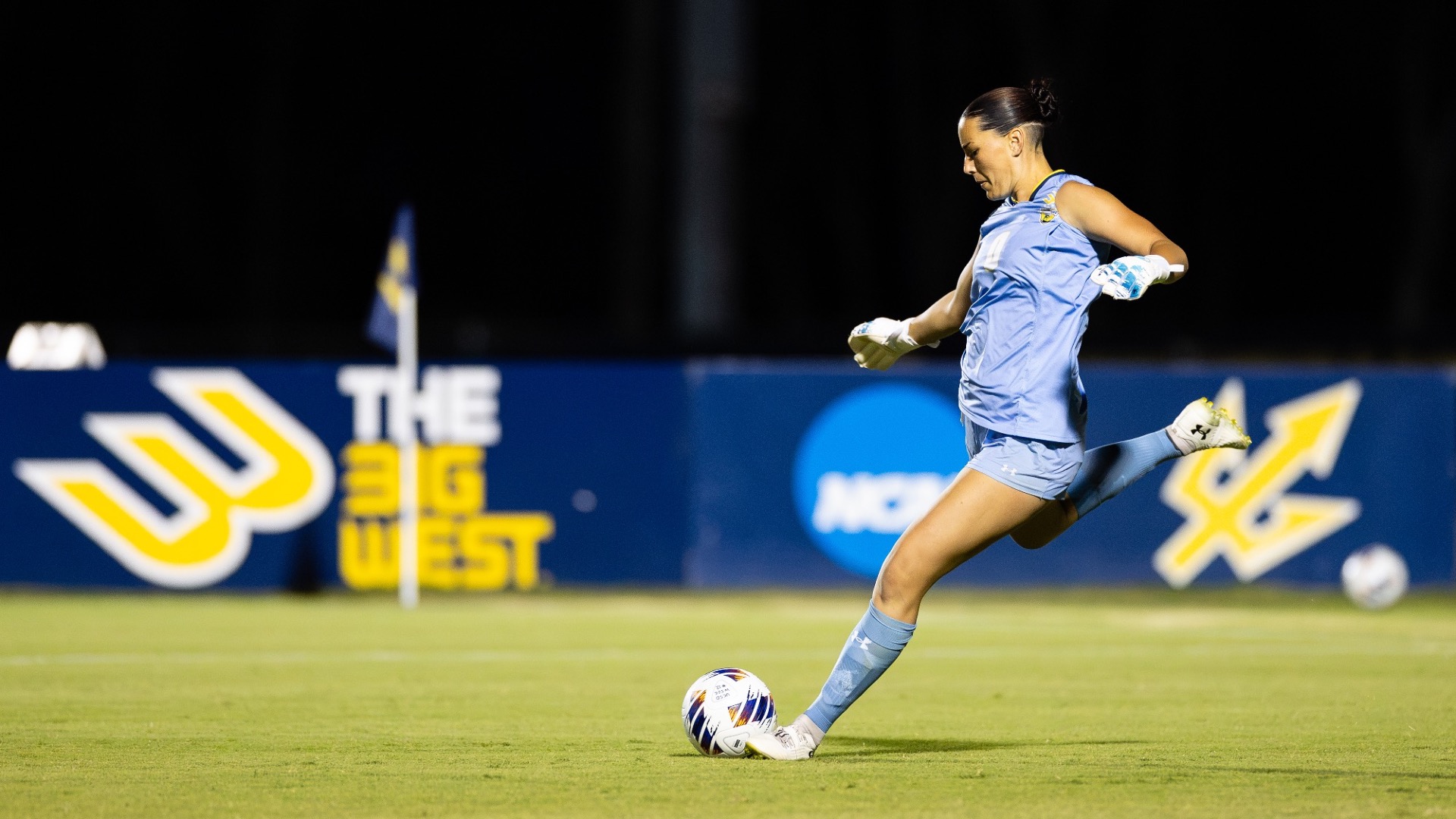12 August 2026: UC San Diego women’s soccer hosts San Diego State at Triton Soccer Stadium. (Credit: Derrick Tuskan/UC San Diego)