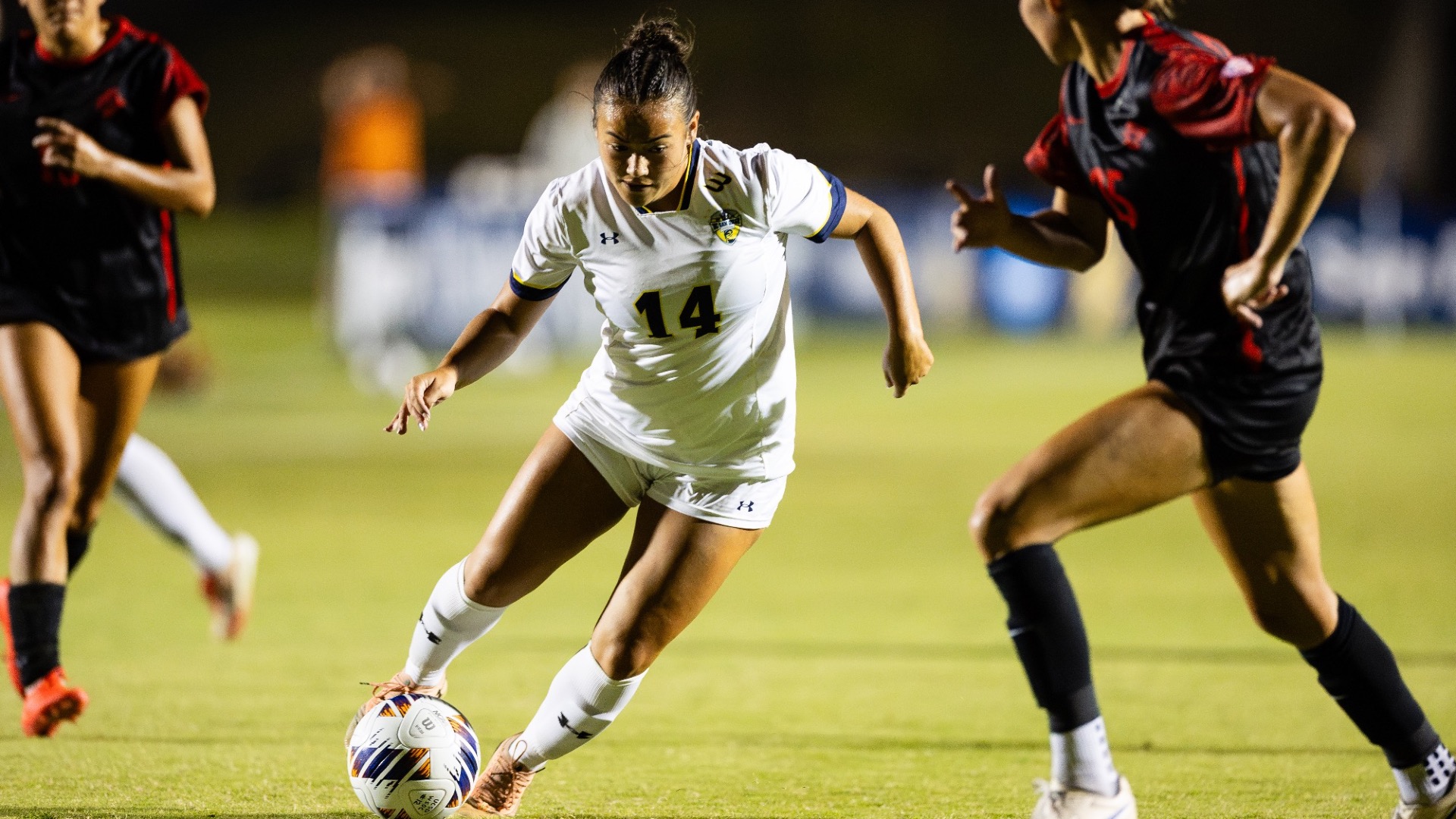 12 August 2026: UC San Diego women’s soccer hosts San Diego State at Triton Soccer Stadium. (Credit: Derrick Tuskan/UC San Diego)