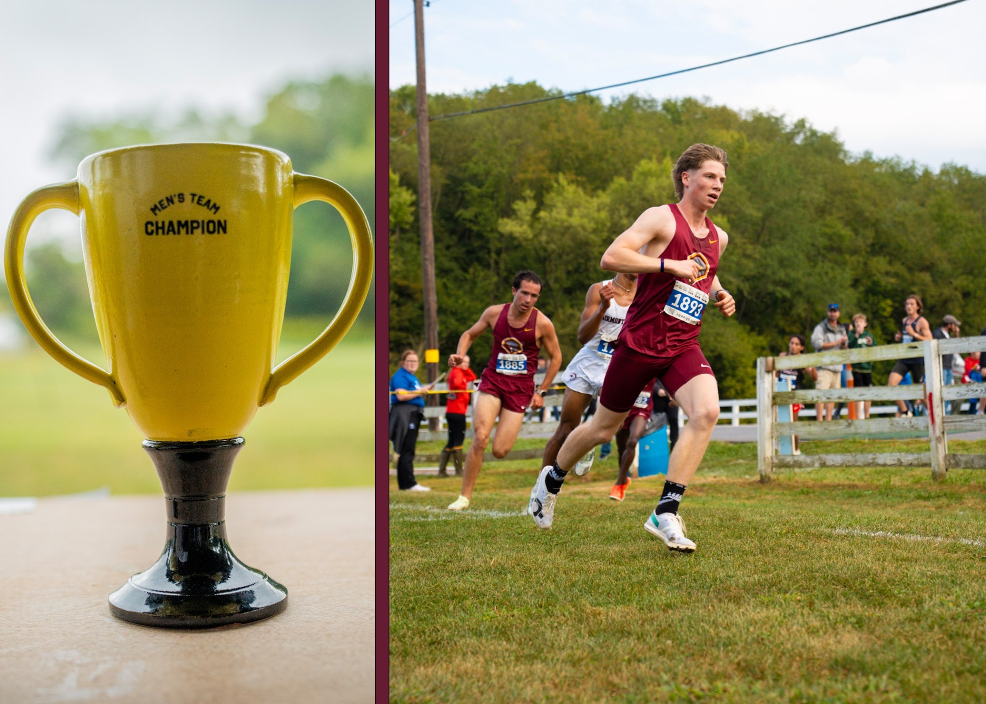 Harry Witt wins the meet 