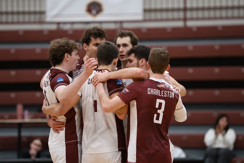 Men's Volleyball Game Celebration 