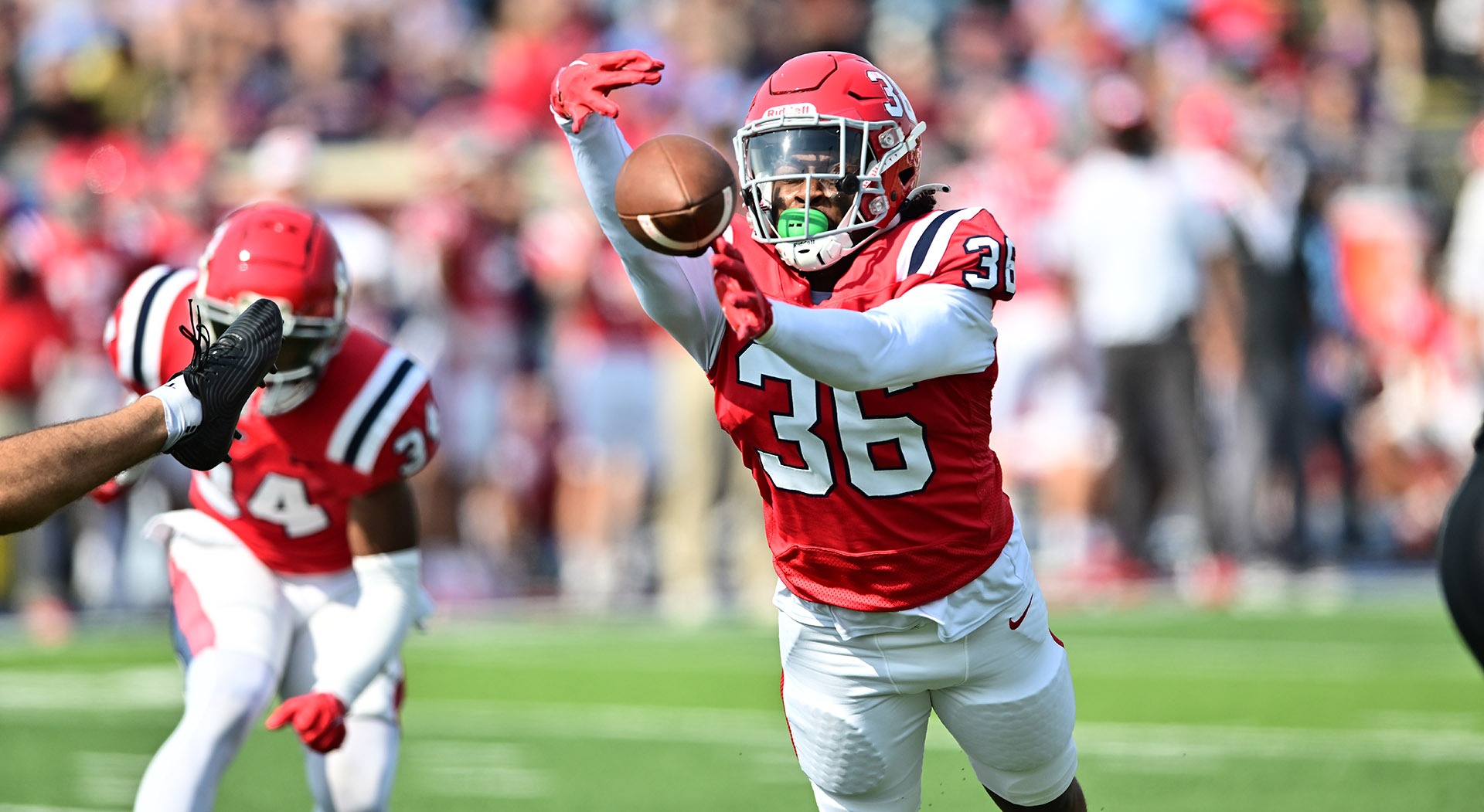 Mac Grant Punt Block vs Davidson