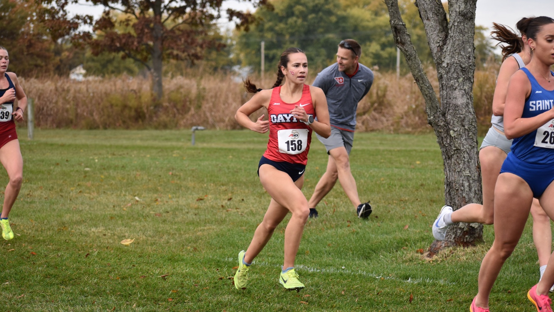 Marissa Pritchett runs at the A-10 Championships