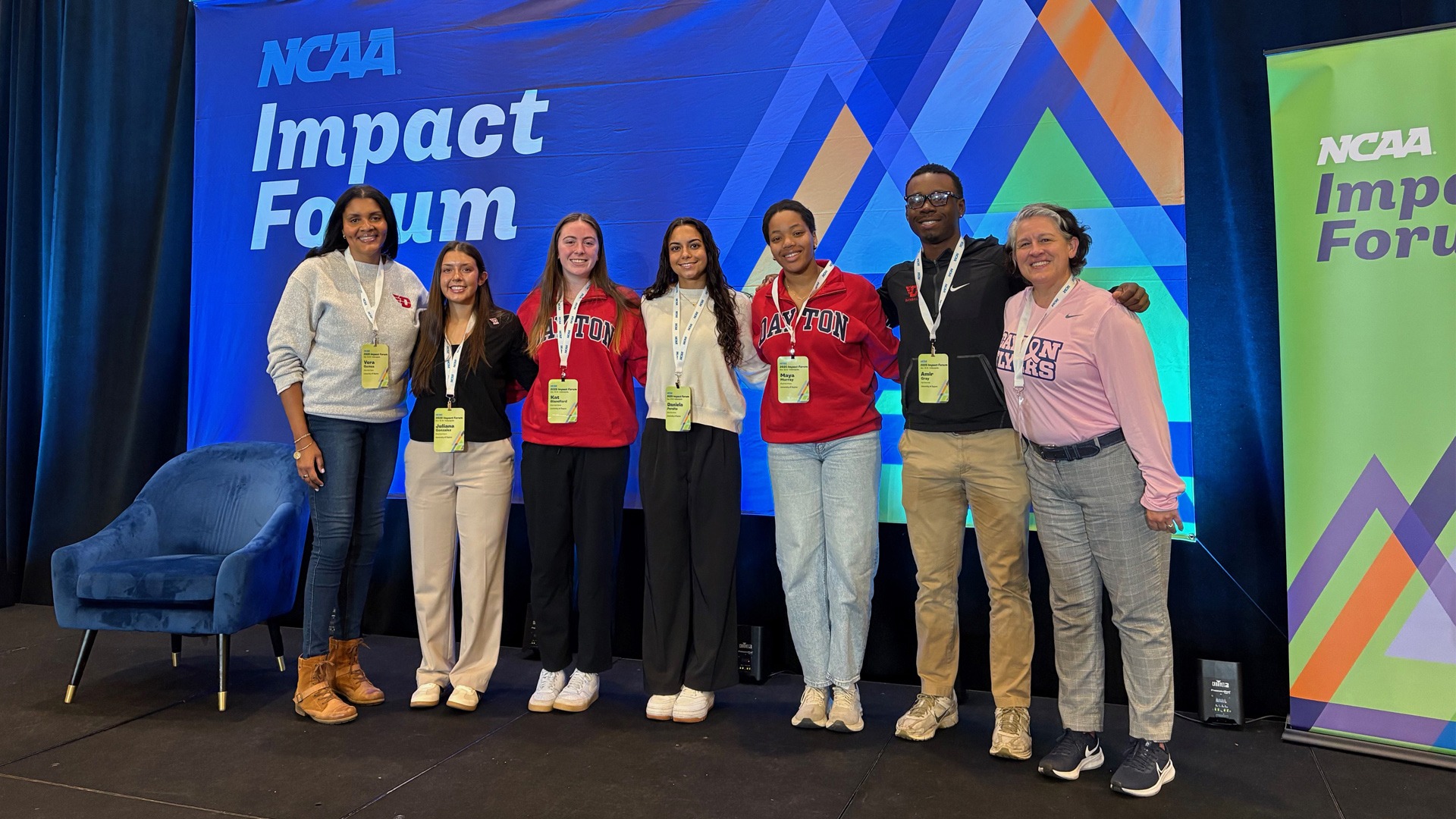 Pictured: Vera Gomes, Juliana Gonzalez, Kat Blandford, Daniela Peralta, Maya Murray, Amir Gray, Krystal Warren