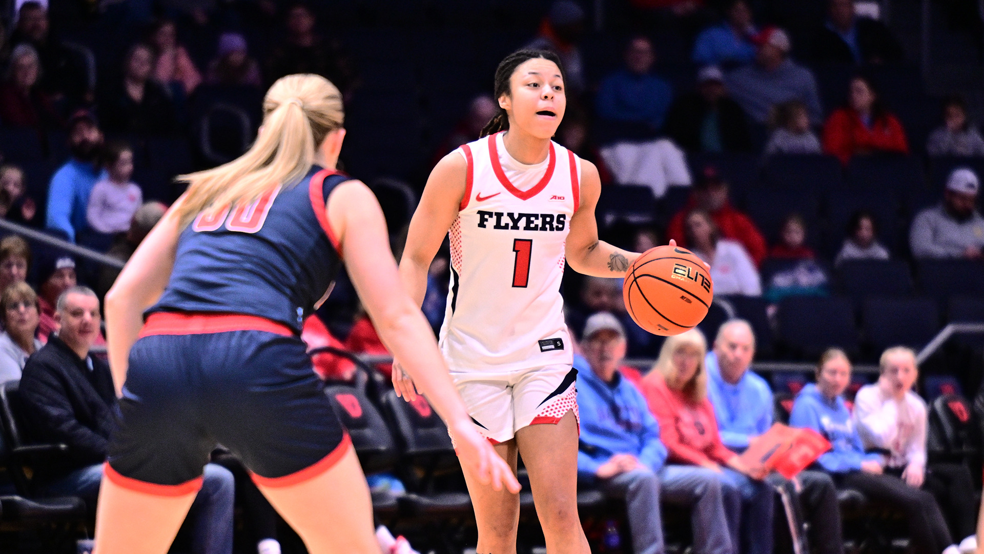 Nayo Lear directing the offense for UD