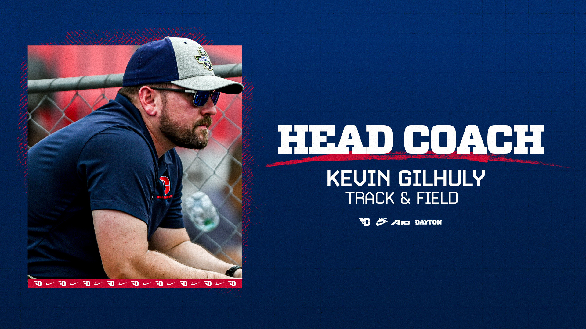 Kevin Gilhuly looks on from the stands at the 2025 NCAA Track and Field East First Round