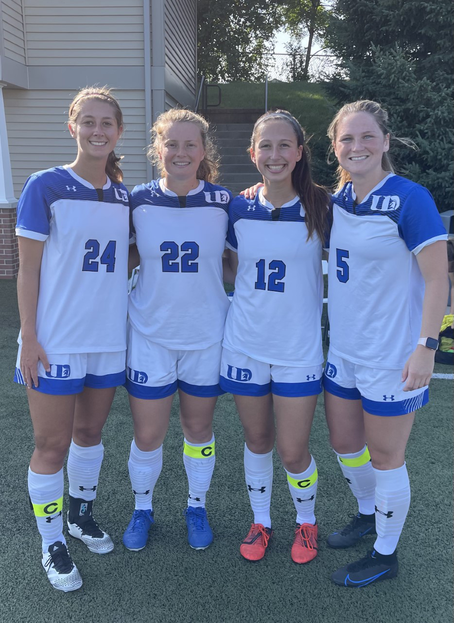 Women's Soccer Score Winning Goal in First Half University of Dubuque