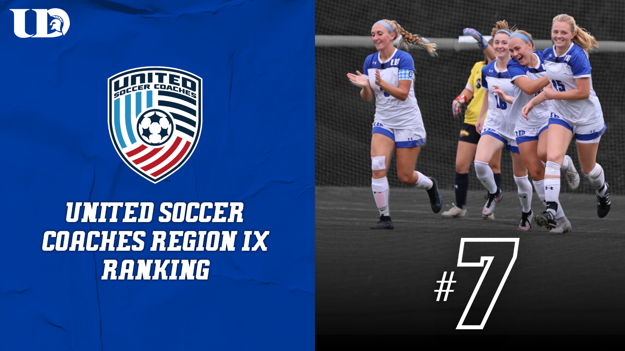 Women's Soccer Maintains 7 in Latest Region IX Ranking University of