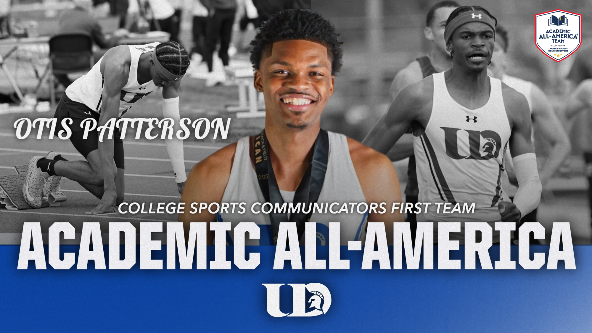 Otis Patterson CSC Academic All-America Graphic