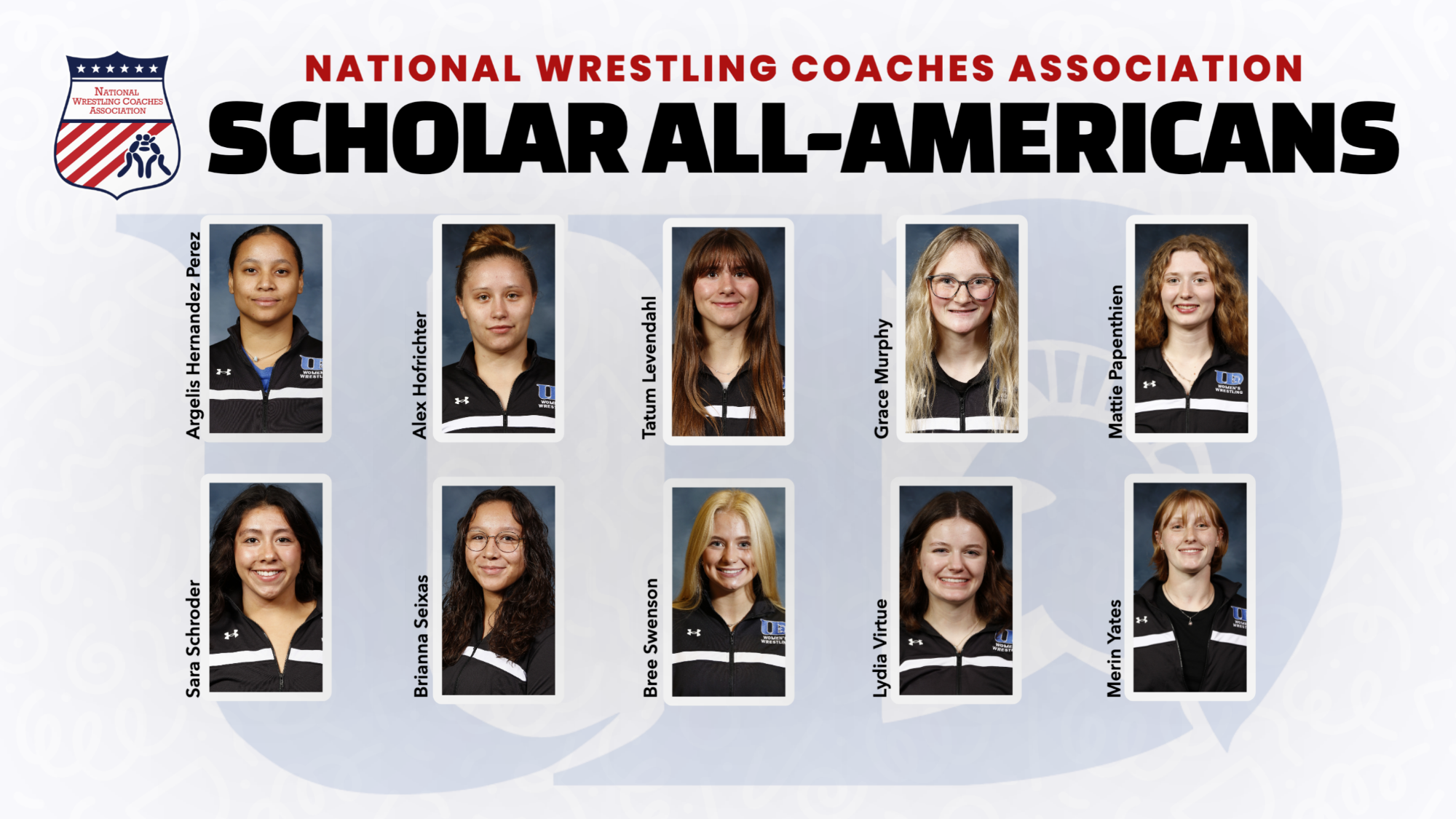 2026 NWCA WWREST Scholar All-Americans