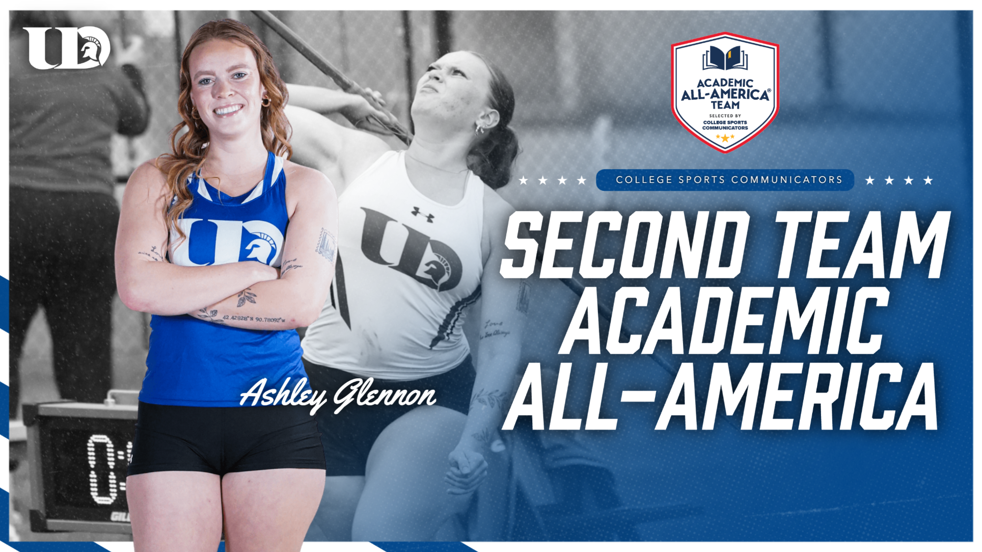 Ashley Glennon Academic All-American Graphic 2026