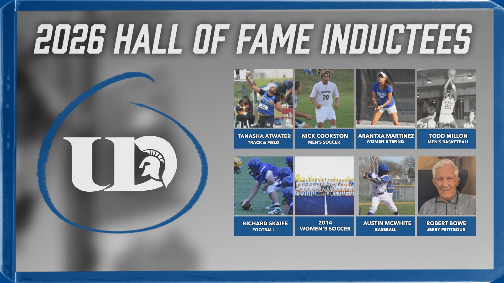 2026 Hall of Fame Inductees Graphic