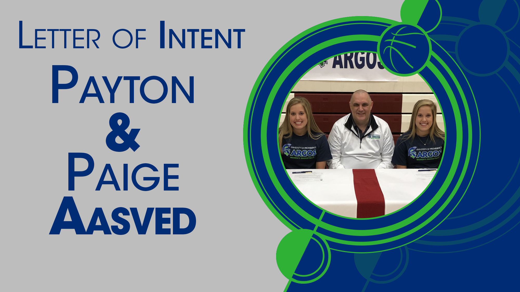 Argo Women's Basketball Caps 201920 Roster with Aasved Twins