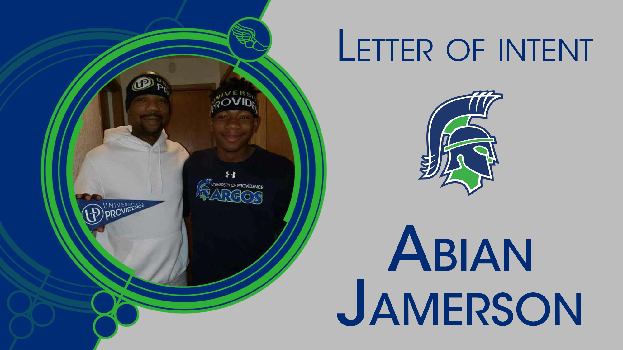 Argo Track and Field Adds Abian Jamerson University of Providence Athletics