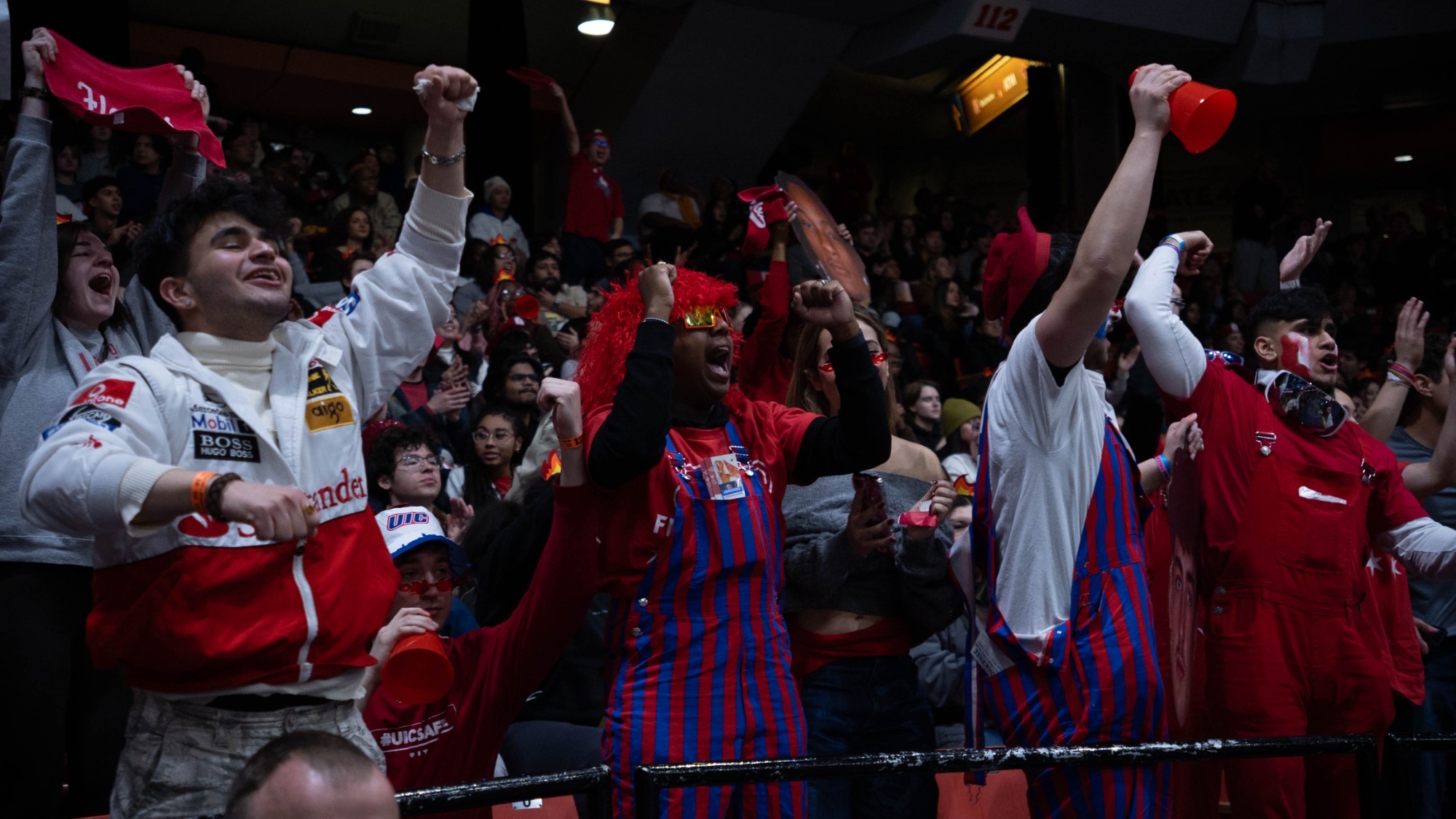 Fans students Flames Force