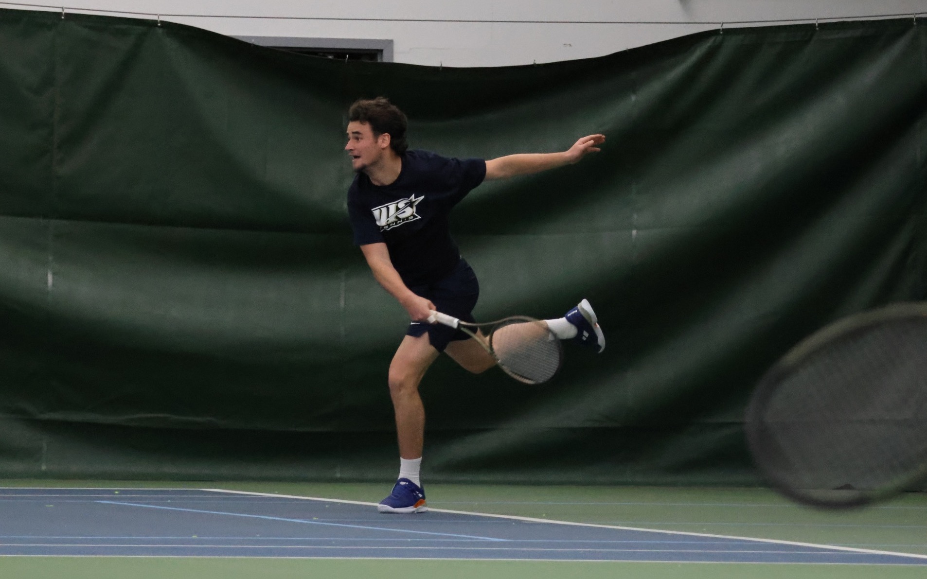 Antonio Ayerbe Streubel playing tennis