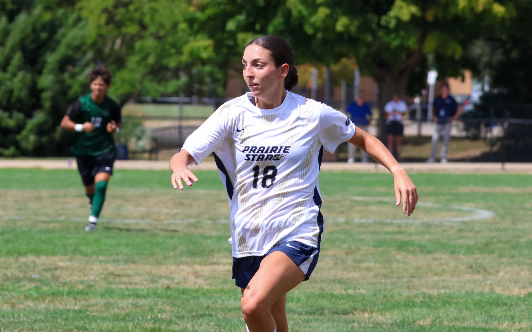 Emma Rosenthal playing soccer
