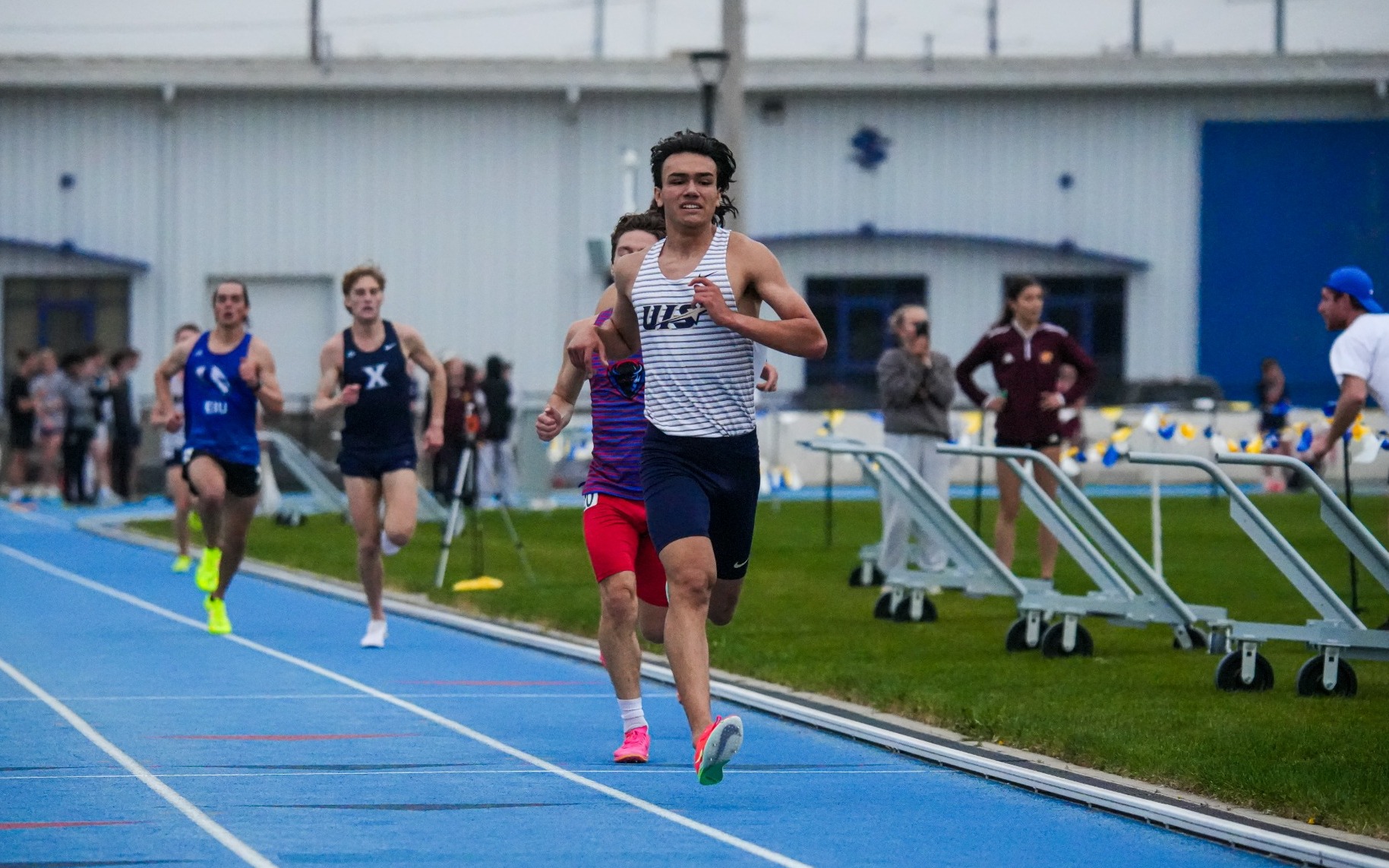 Matt Padilla running outdoor track