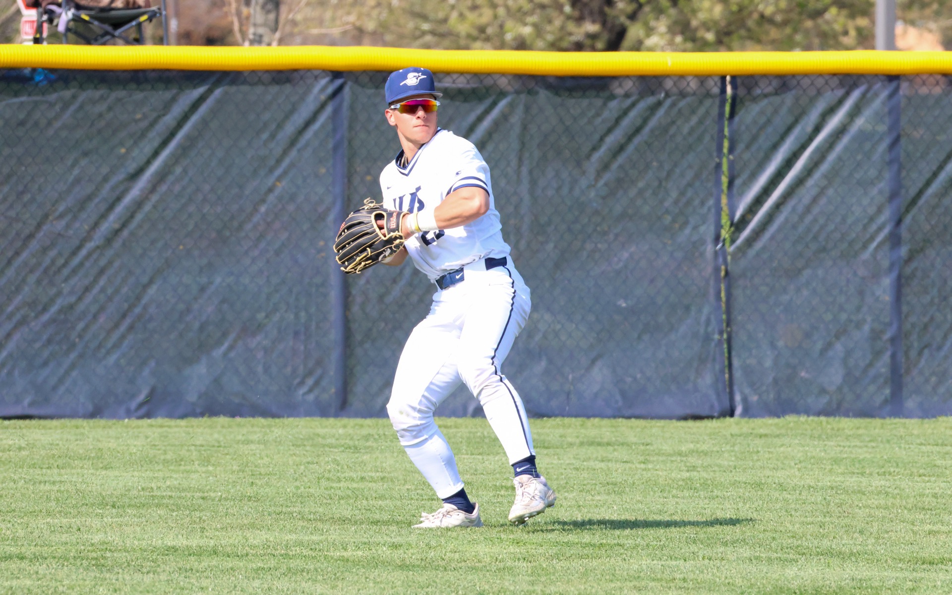 Kody Morton in left field