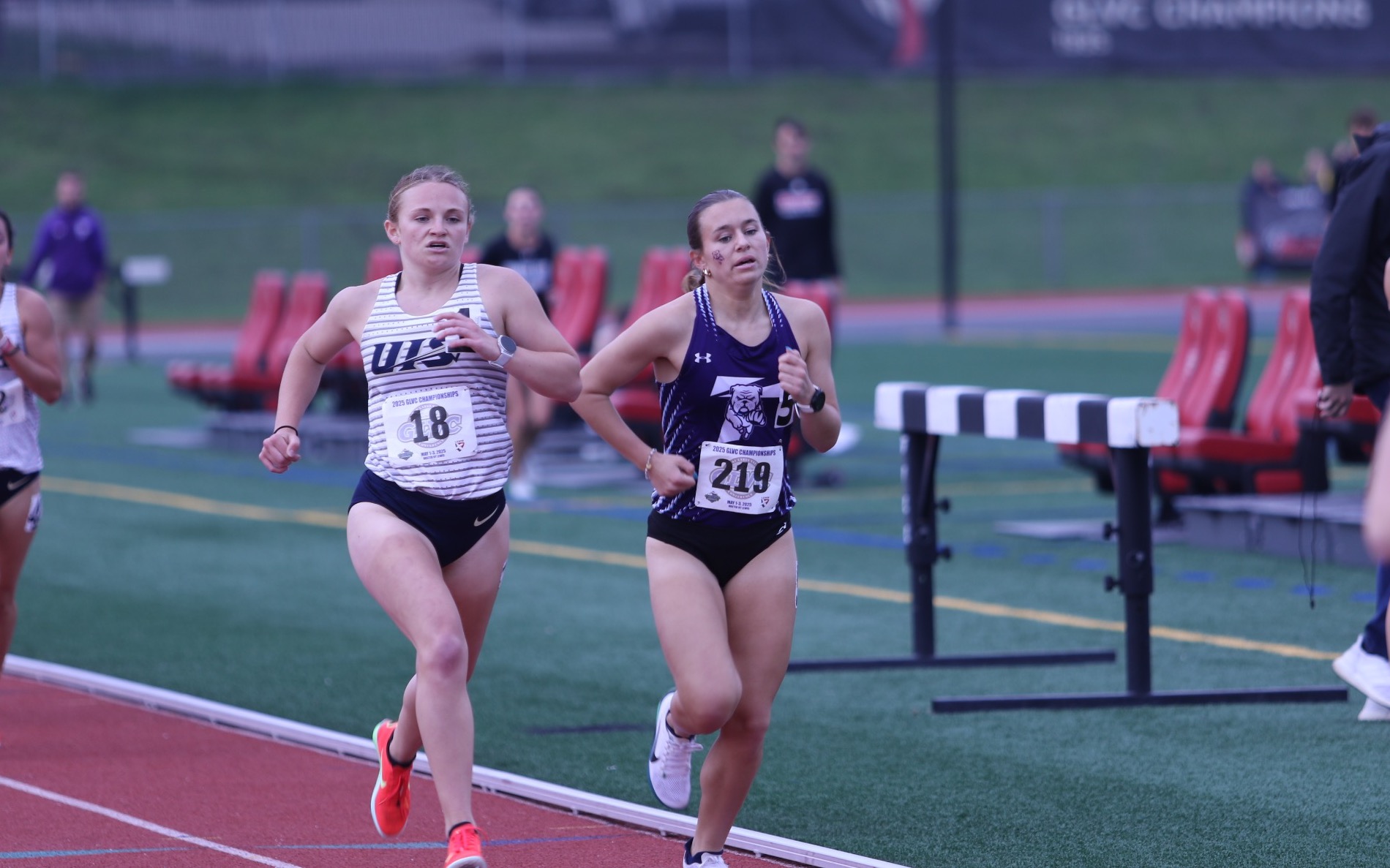 Marissa Roggensack running outdoor track