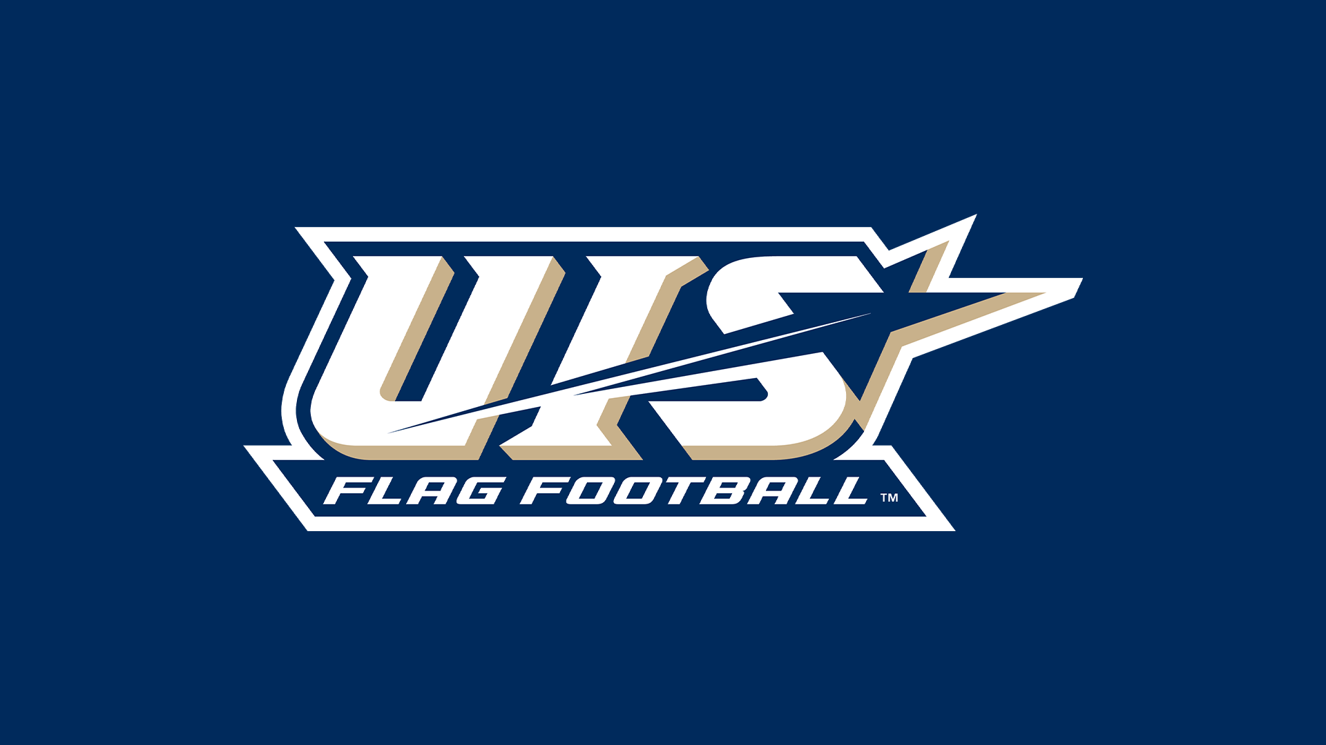 UIS Flag Football Navy Background