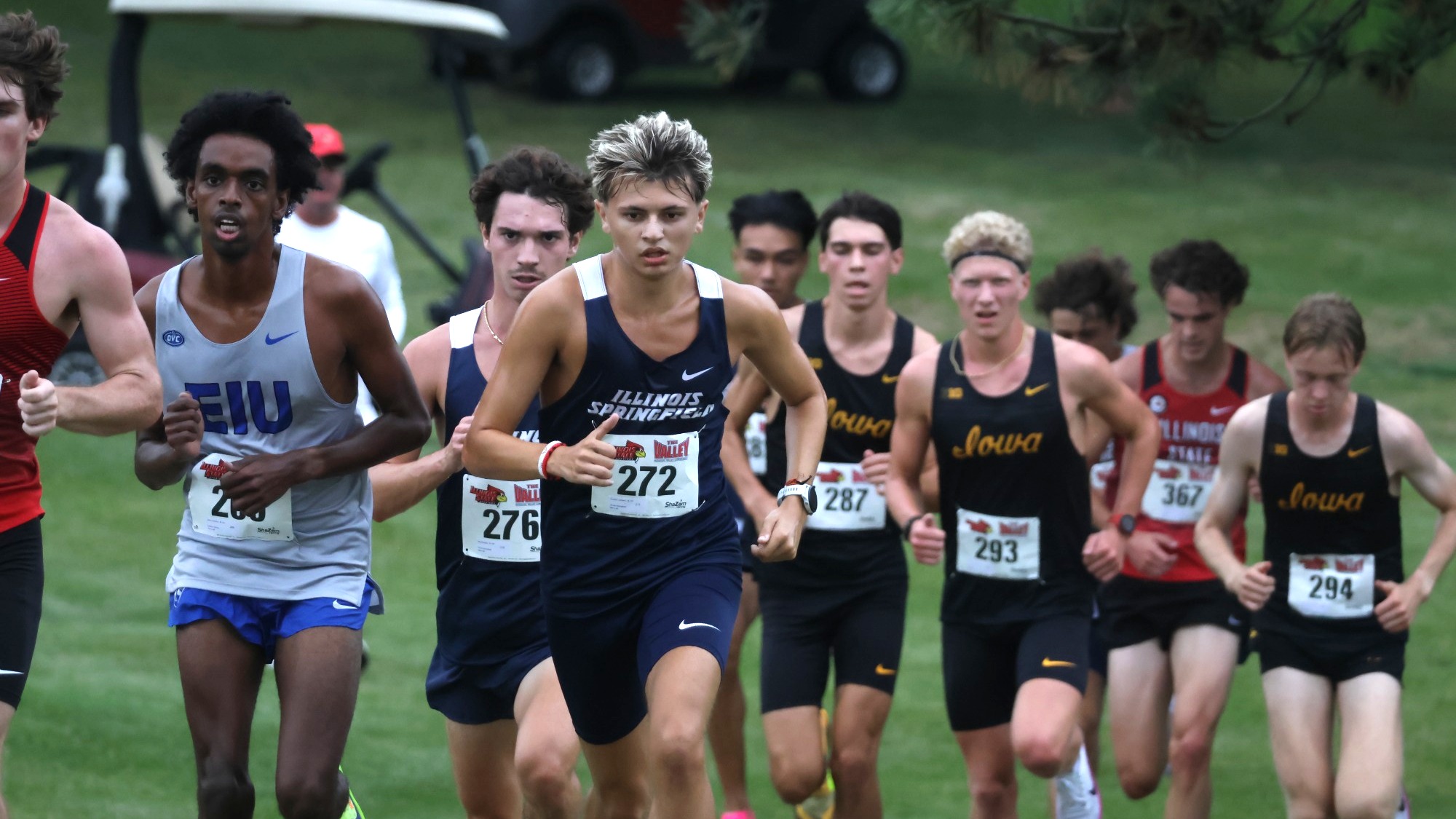 Dom Cantarini running cross country for UIS
